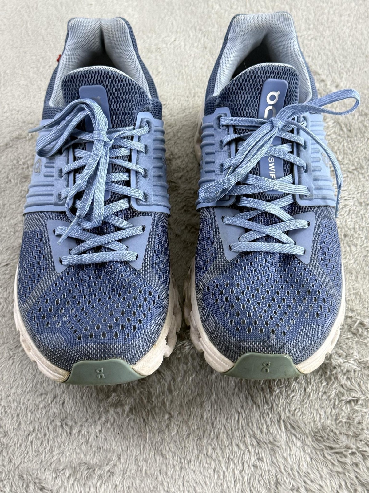 On Cloudswift Shoes Womens Size 9 Blue Lake Sky CloudTec Swiss Sneakers Trainers