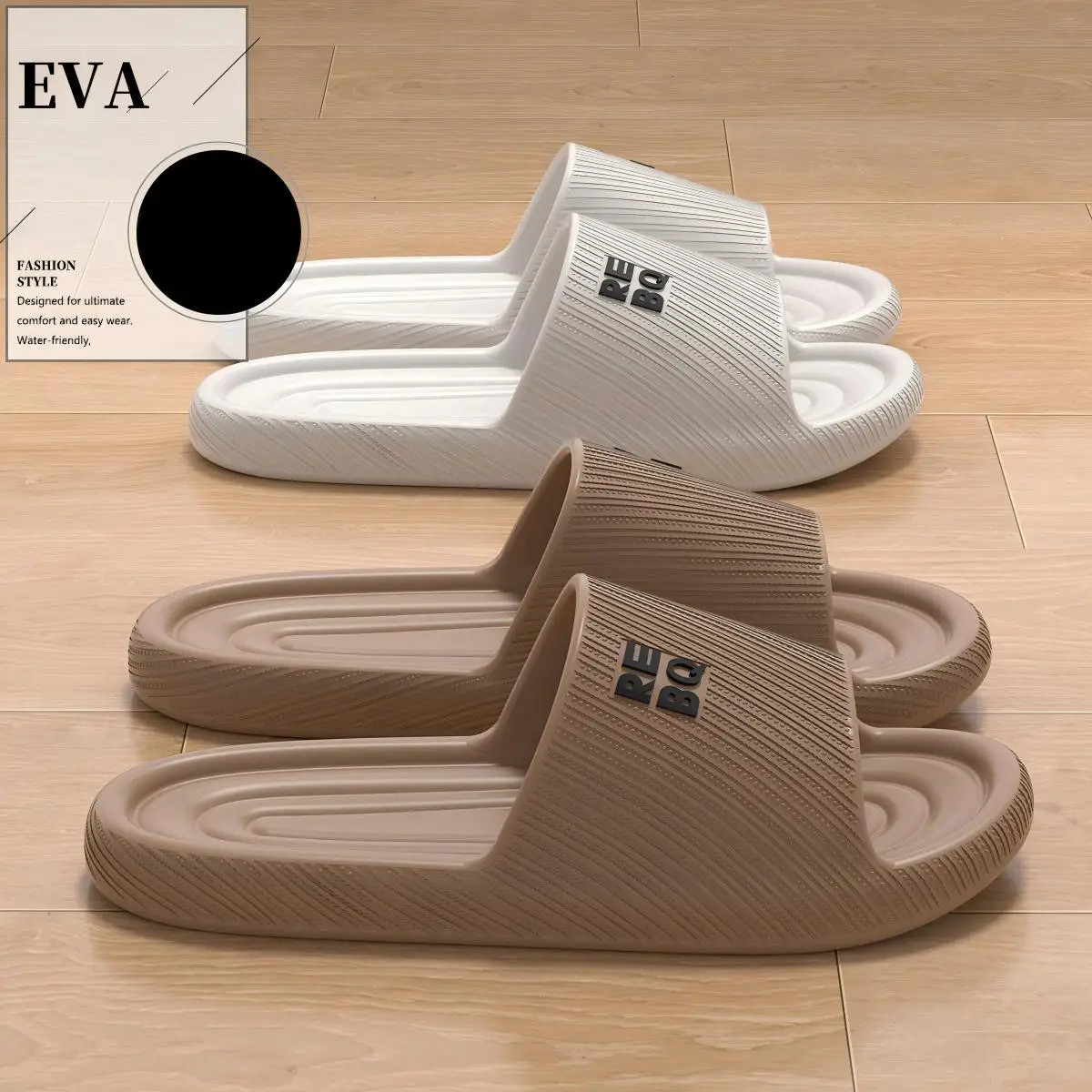 Men’s and Women’s EVA Home and Shower Slippers for Summer Use
