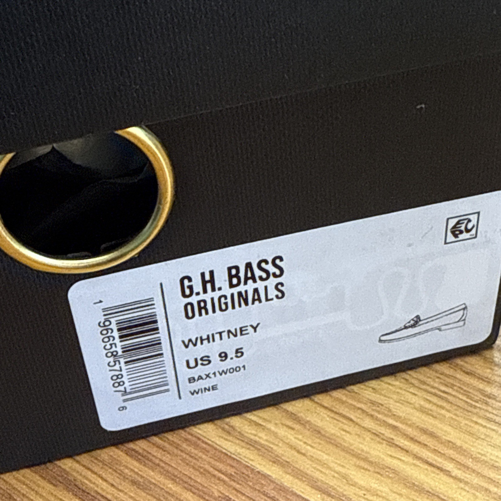 New GH Bass Women’s Whitney Weejuns Penny Loafers Size 9.5 M