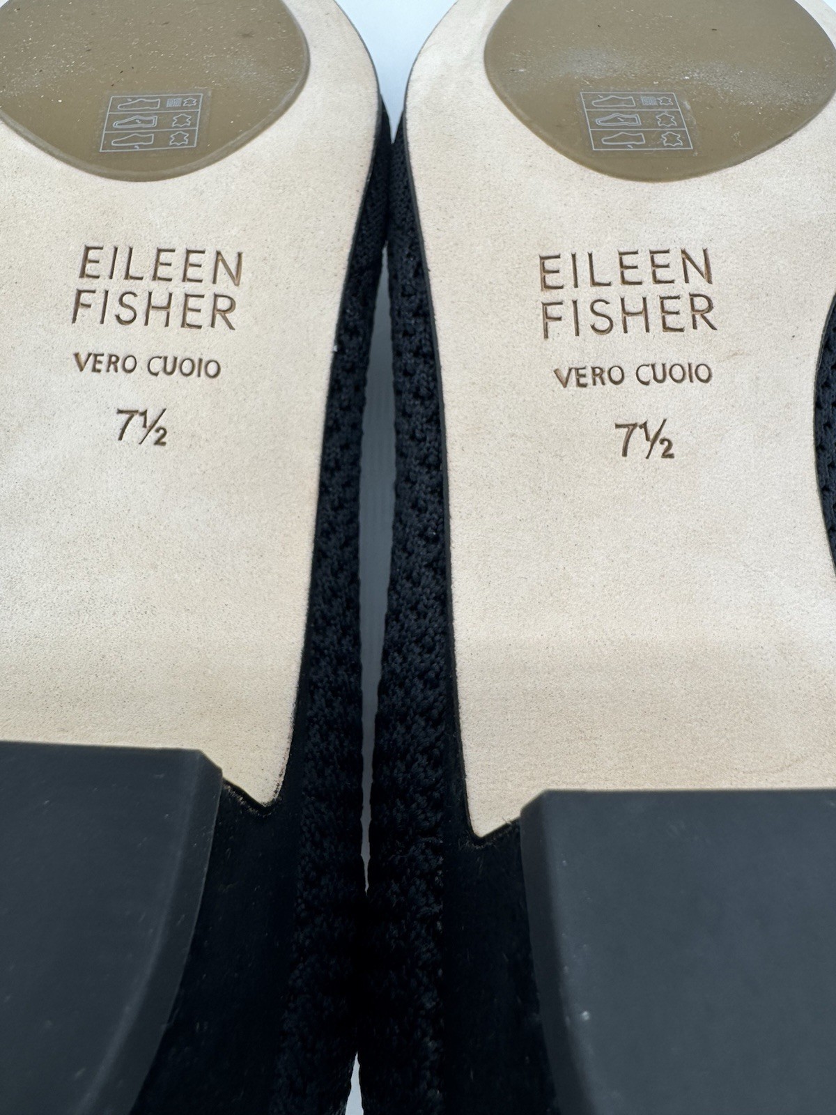 Eileen Fisher Purl Black Stretch Knit Bootie Size 7.5 Recycled Eco Friendly NEW
