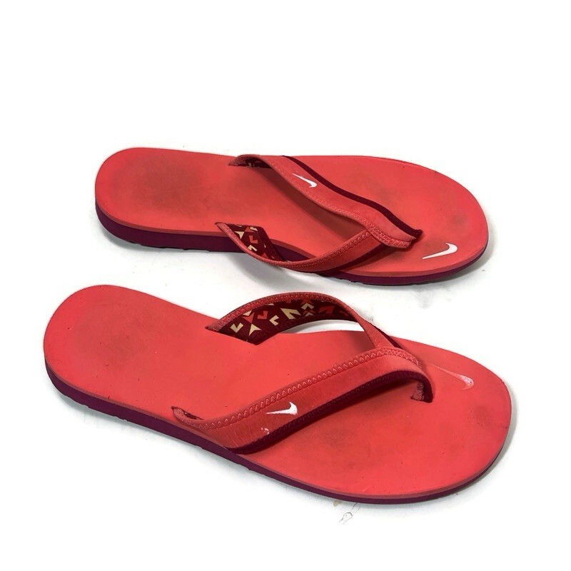 Nike Womens Size 11 Flip Flop Thong Ultra Celso 314870-600 Fruit Punch Pink