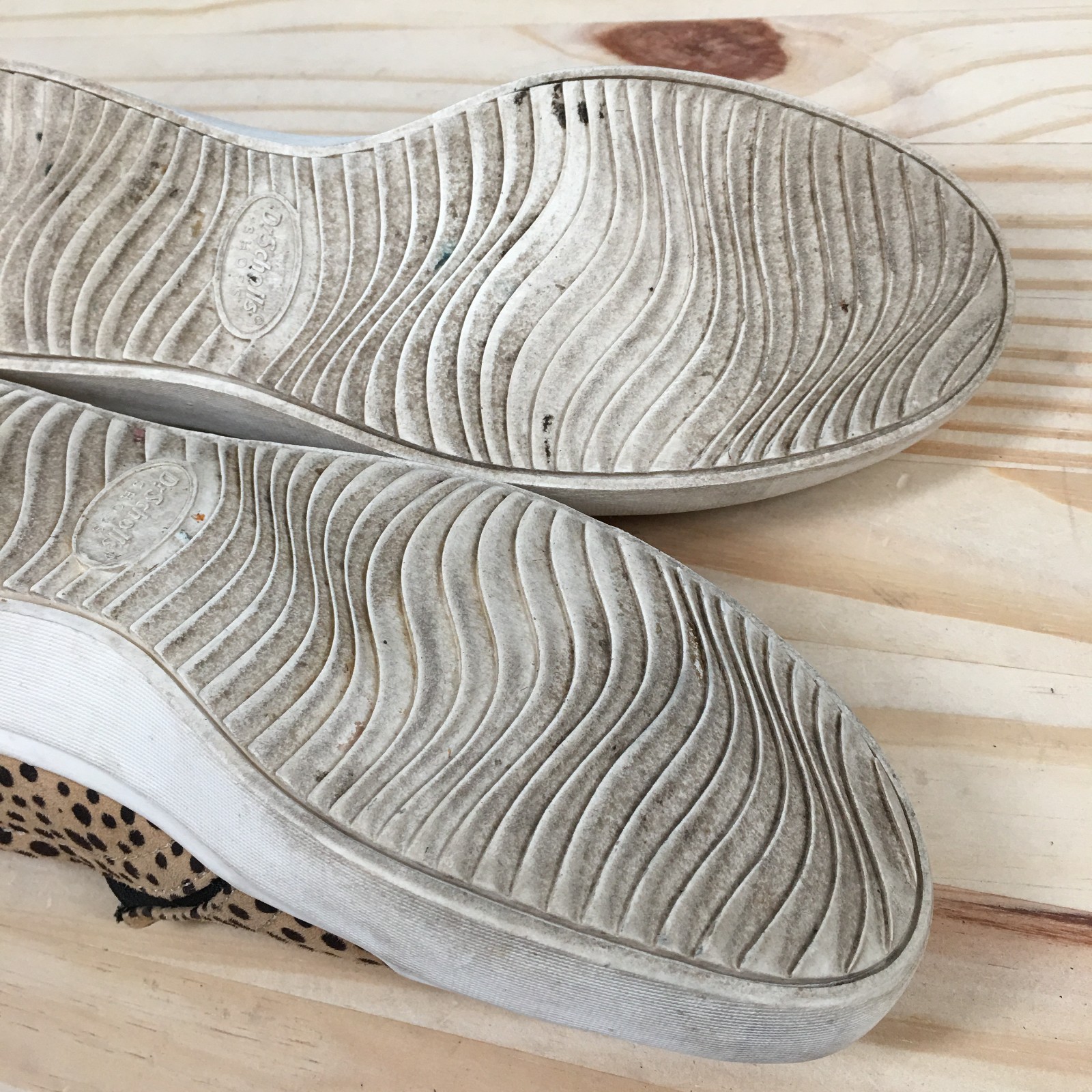 Dr. Scholls Wink Slip On Sneaker Shoes Womens 8 M Leopard Low Top Casual Brown