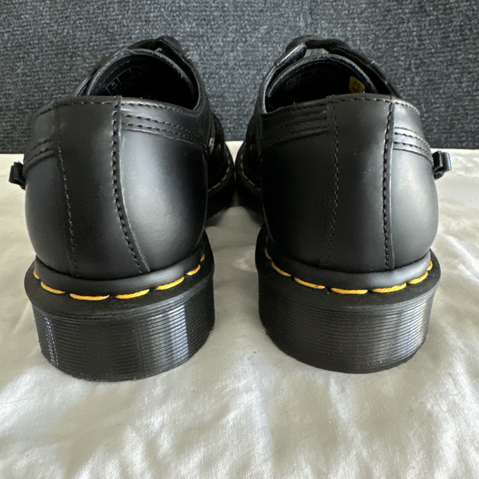 Doc Martens 1461 Black Oxford, With Bows, New, Woman Left Size 8, Right Size 7