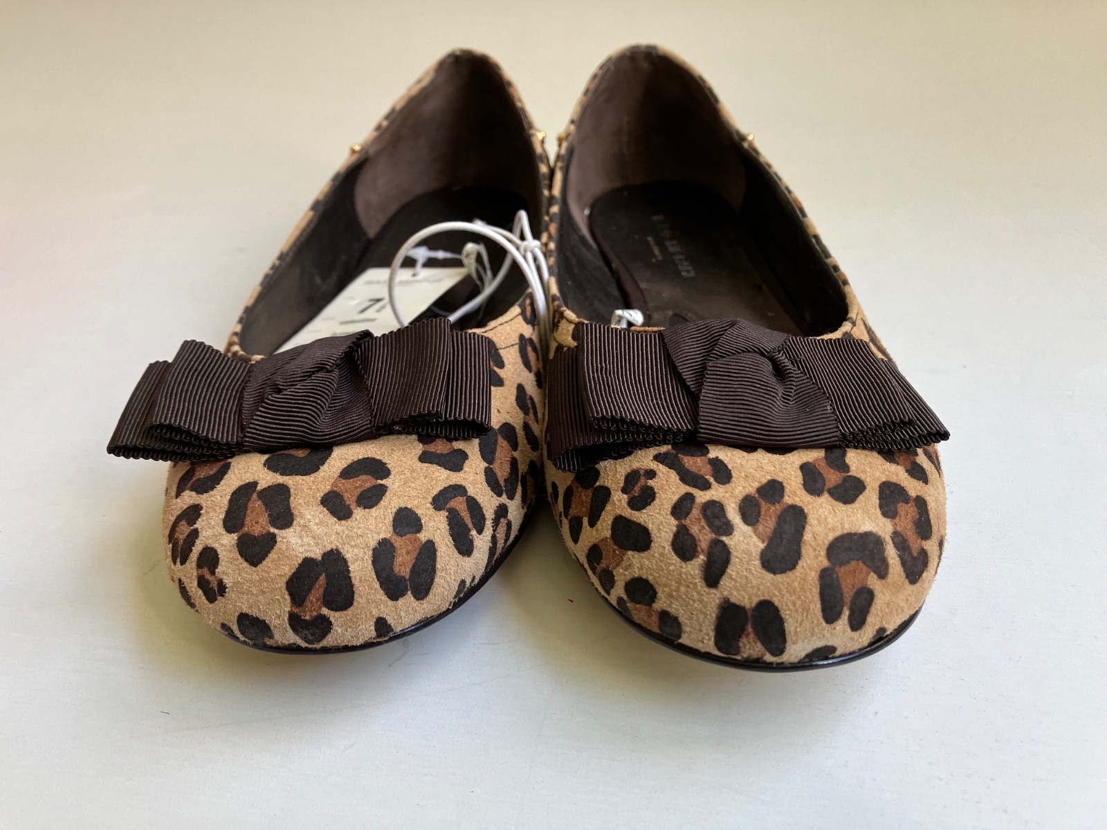 Isaac Mizrahi for Target Leopard Ballet Flats Valentina 7.5 Medium (B,M) New NIB