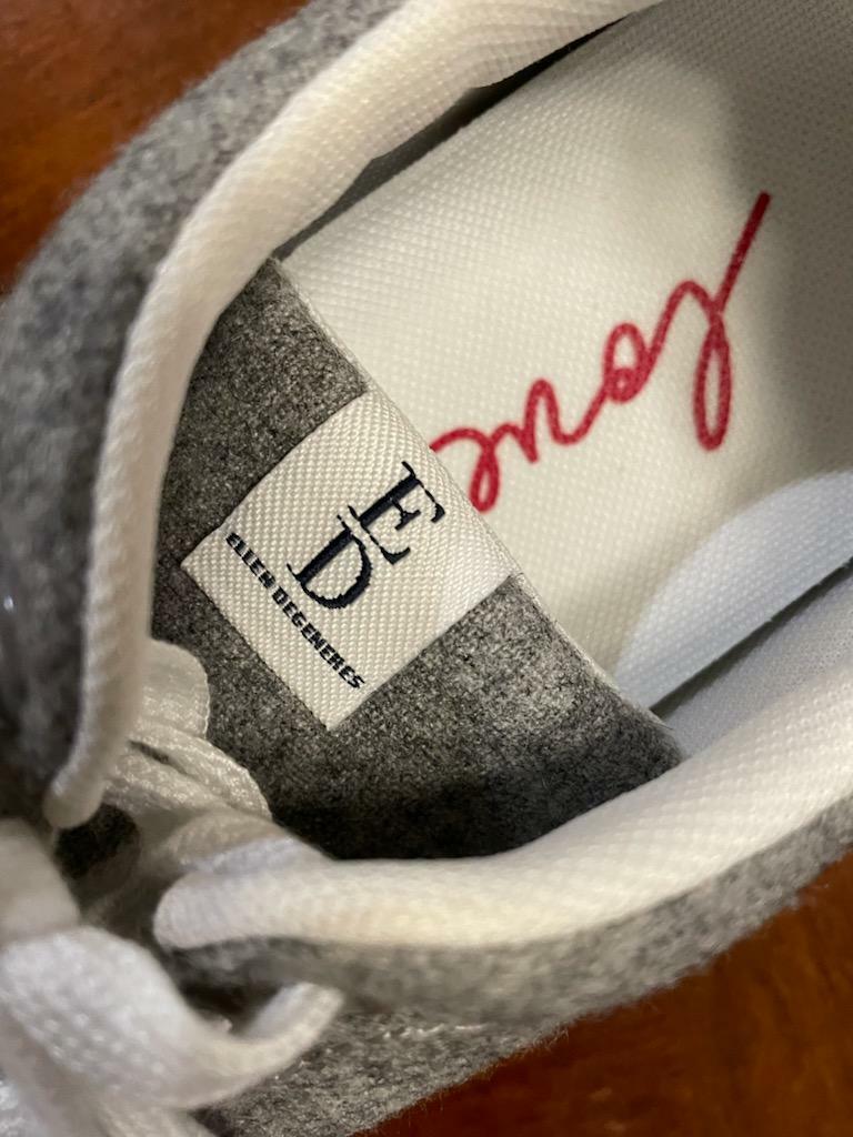 Women ED Ellen Degeneres Love sneakers gray fabric US 6M NEW NWOB MSRP $90+