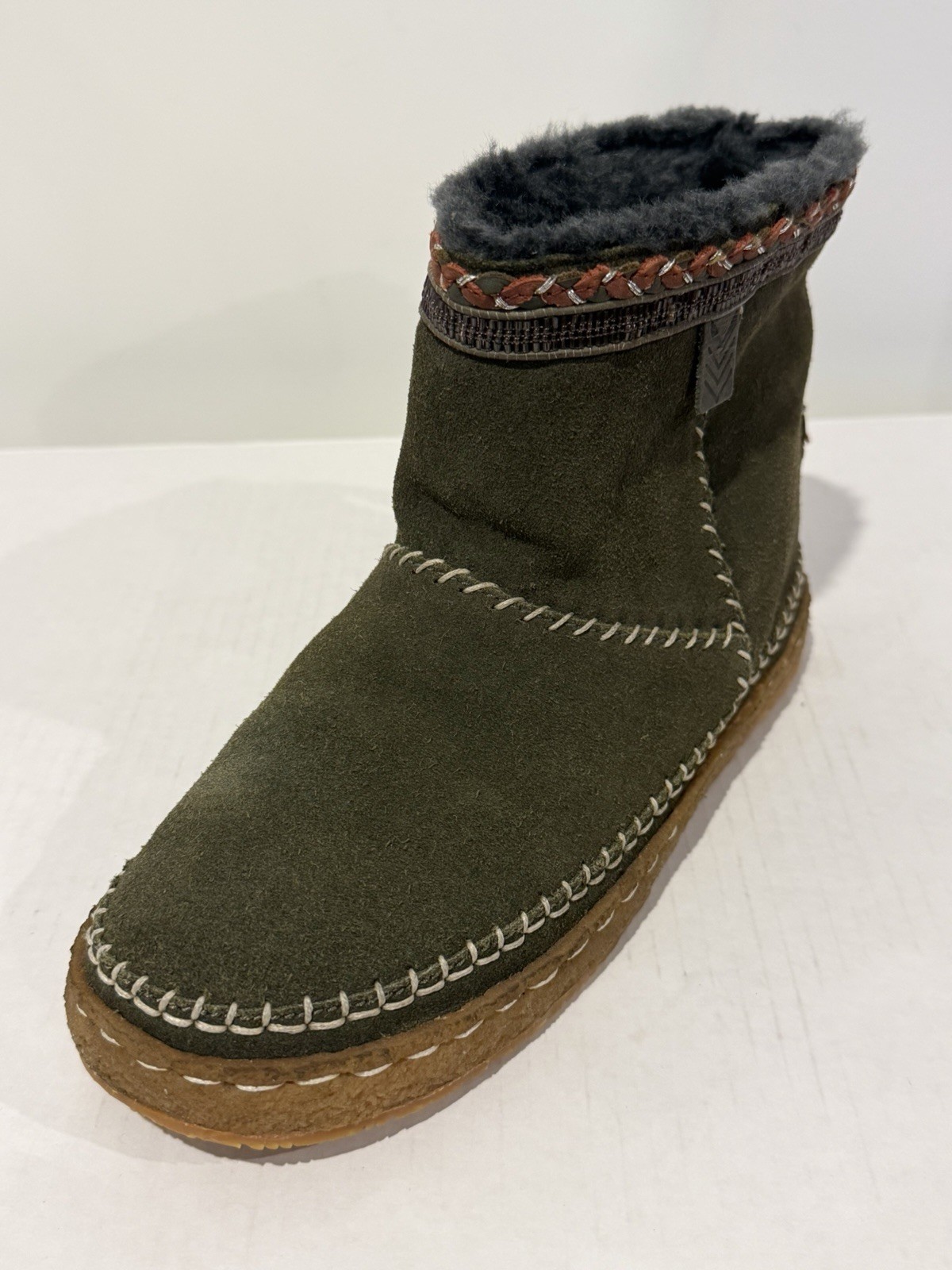 Laidback London🔥Boote Suede Sheepskin/Boho/Prairie/Western/Grunge Sz~40/US 9💥
