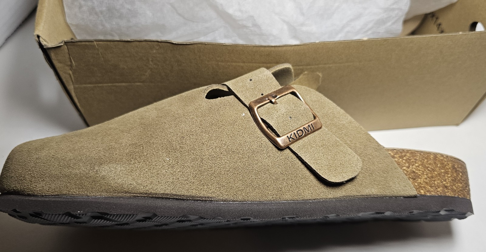 KIDMI Genuine Suede Clogs for Women
