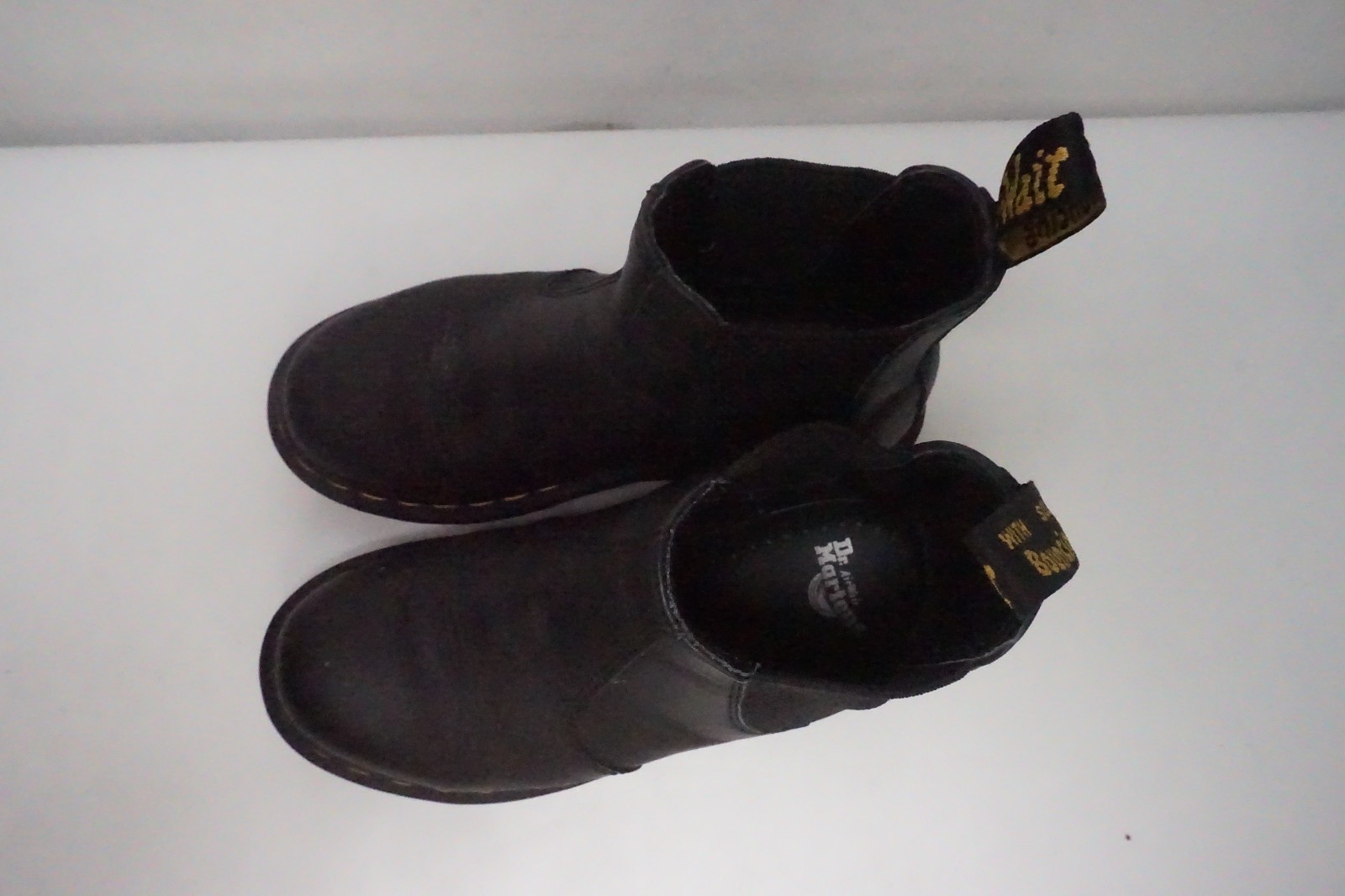 Dr. Martens 2976 Black Leather Chelsea Boots Womens US 5 UK 3 EU 36
