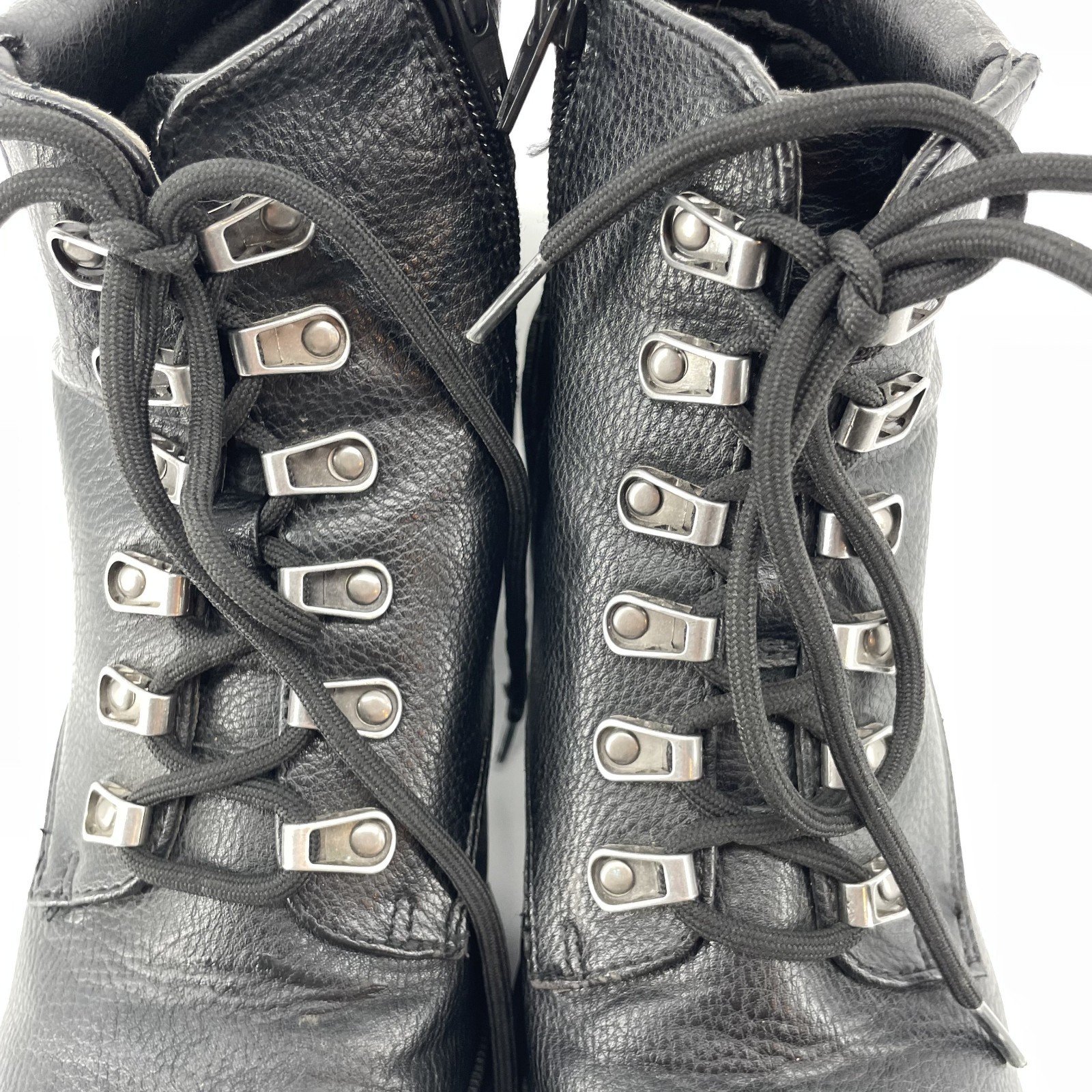 No Boundaries Boots Women 8W Chunky Heel Platform Lace Up Military Y2K Goth Emo