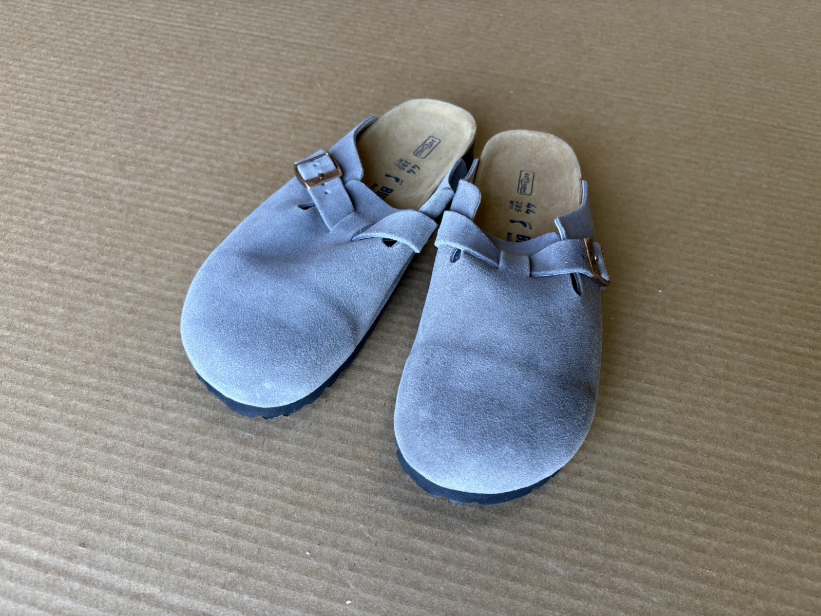 Birkenstock Boston (Gray) Unisex Casual Shoes – Size Euro 44 (10.5 US) – New