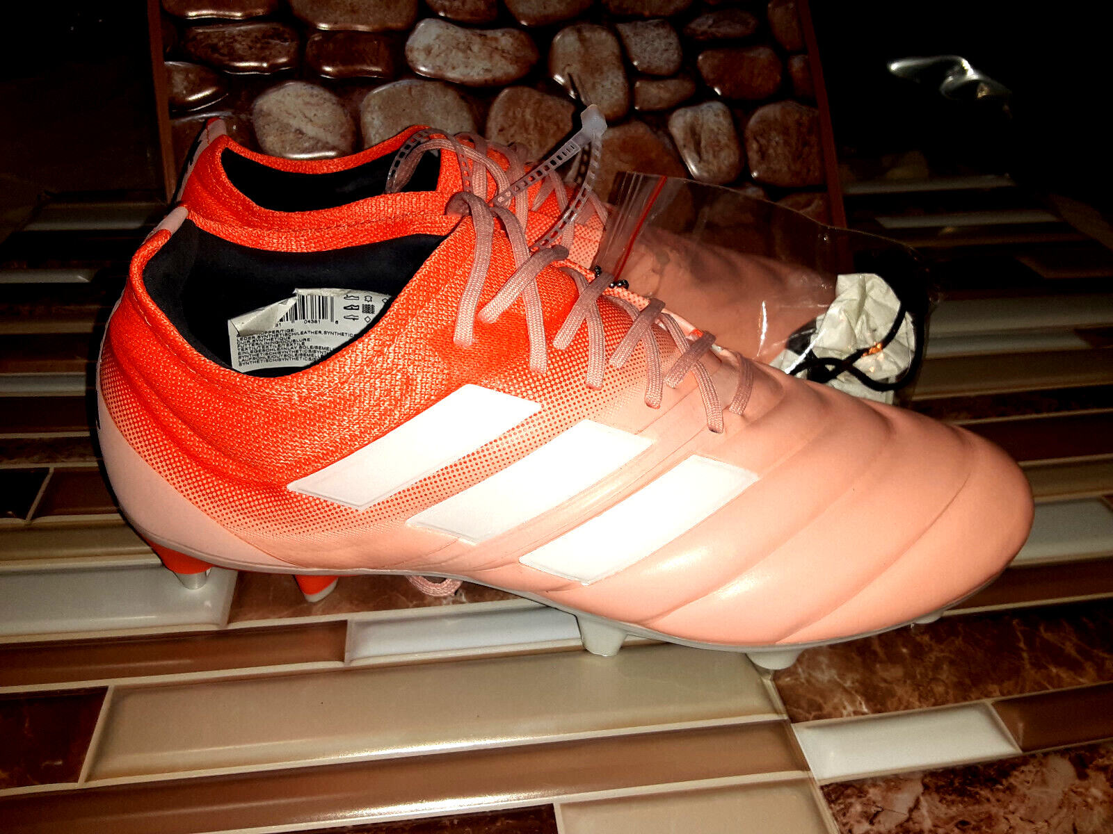 NEW! Adidas Copa 19.1 SG Soccer Cleats G25816 Orange/Peach Women’s Size 8.5