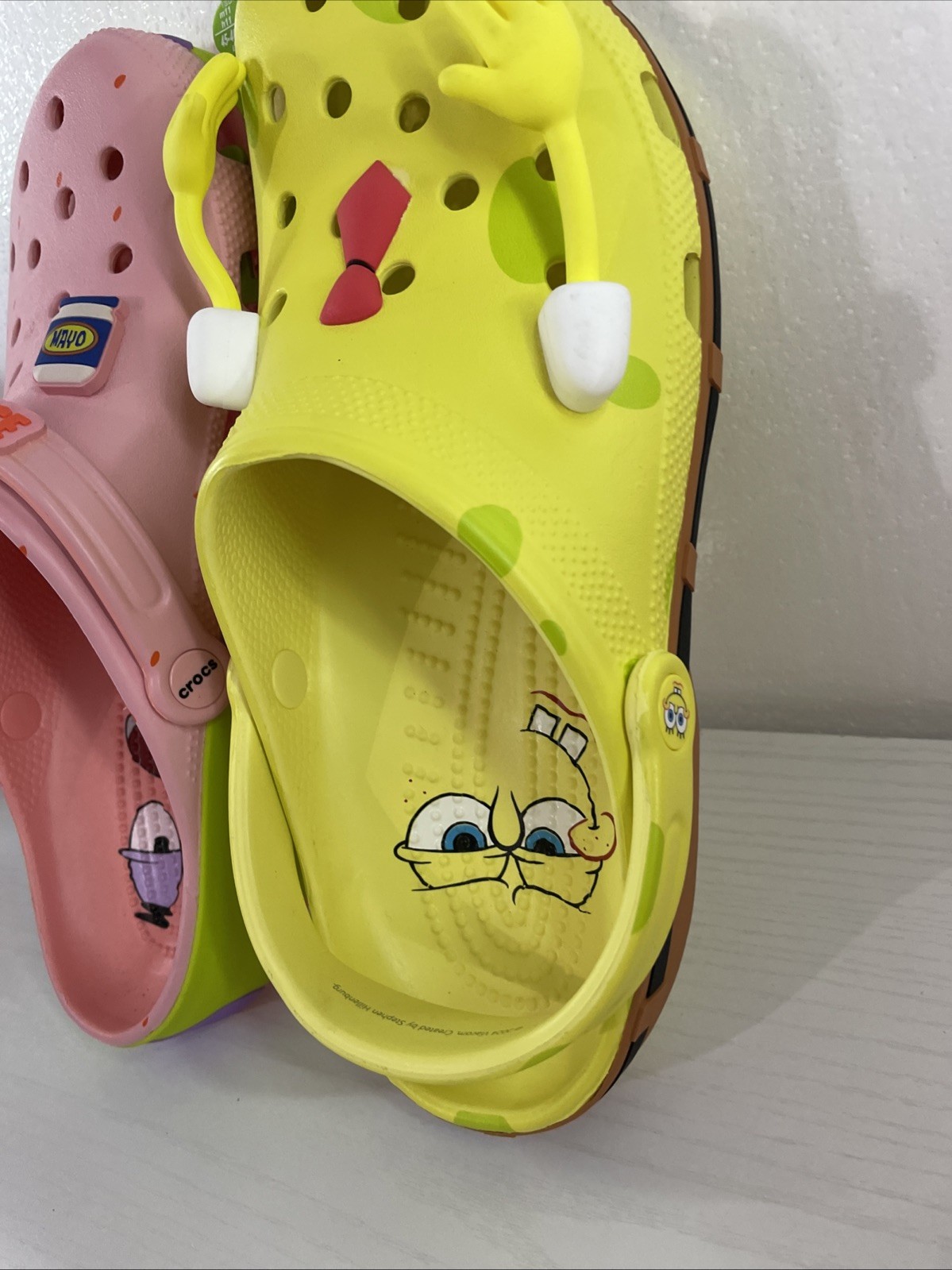 M11 Crocs SpongeBob & Patrick Clogs Shoes Unworn NWOT