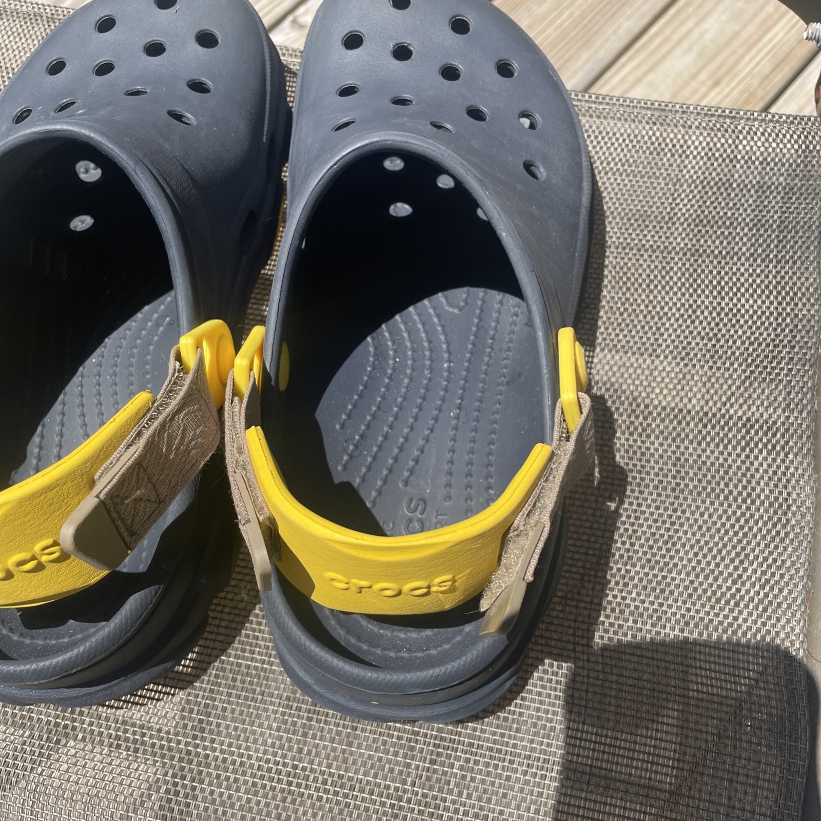 CROCS Womens ALL-TERRAIN CLOG 206340-4LH UNISEX NAVY US W 9 M 7 Exc.