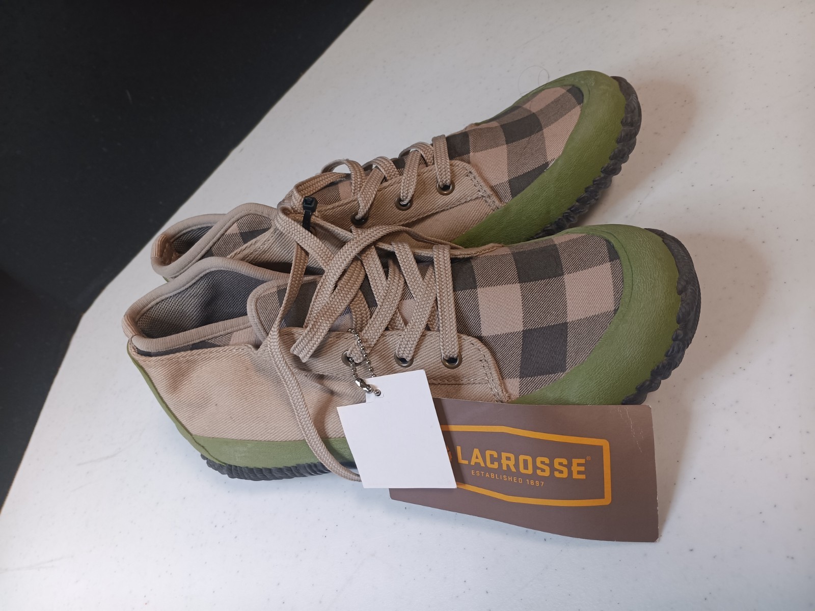 LACROSSE WOMEN’S Sz 9 TREMPEALEAU CHUKKA 4″ GREEN #212004 SHOE NEW WITHOUT BOX