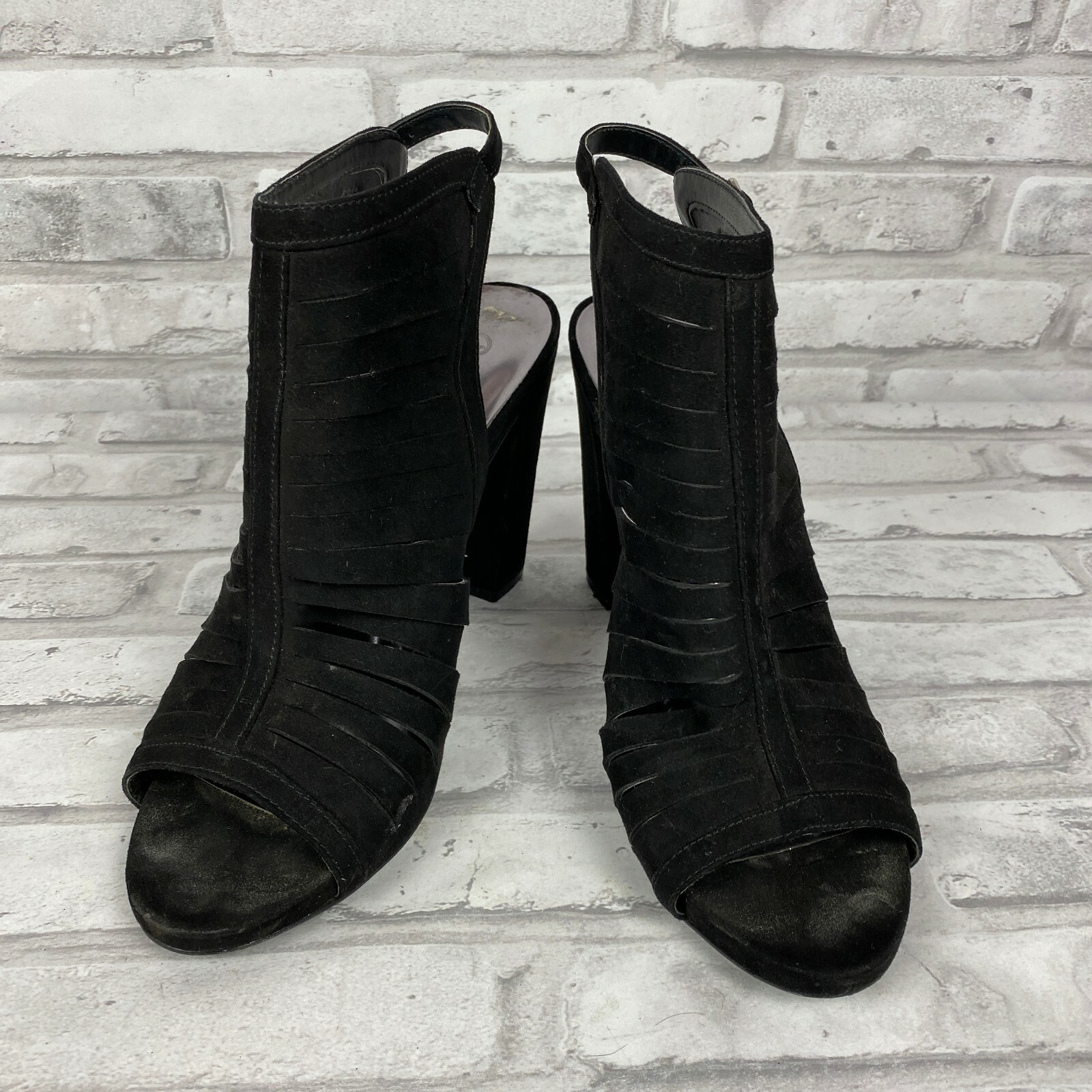 Carlos by Carlos Santana Scout Block Heeled Sandals Black 9M US