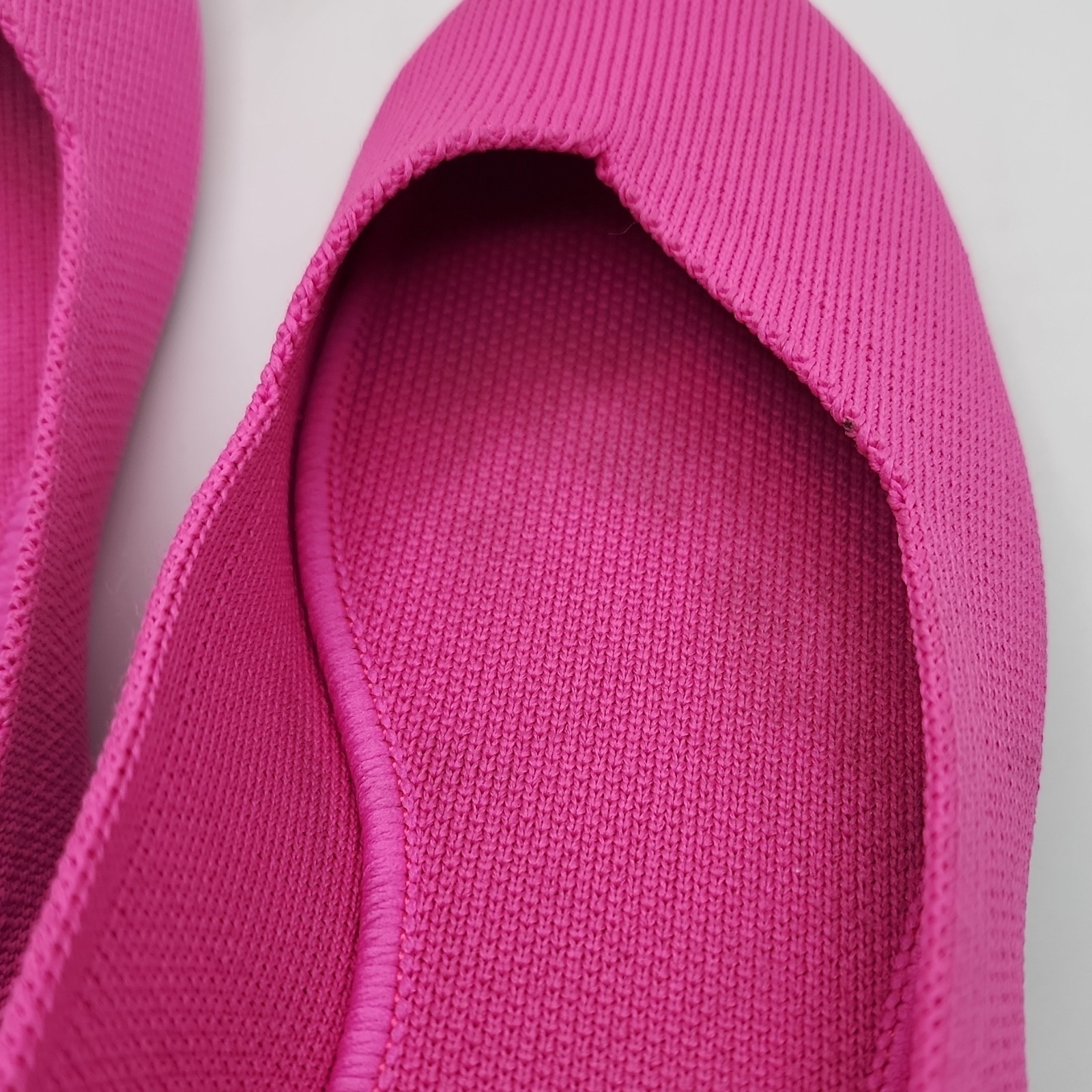 Rothy’s Pink Knit Slip-On Ballet Flat Round Toe Women’s US 10 EU 41
