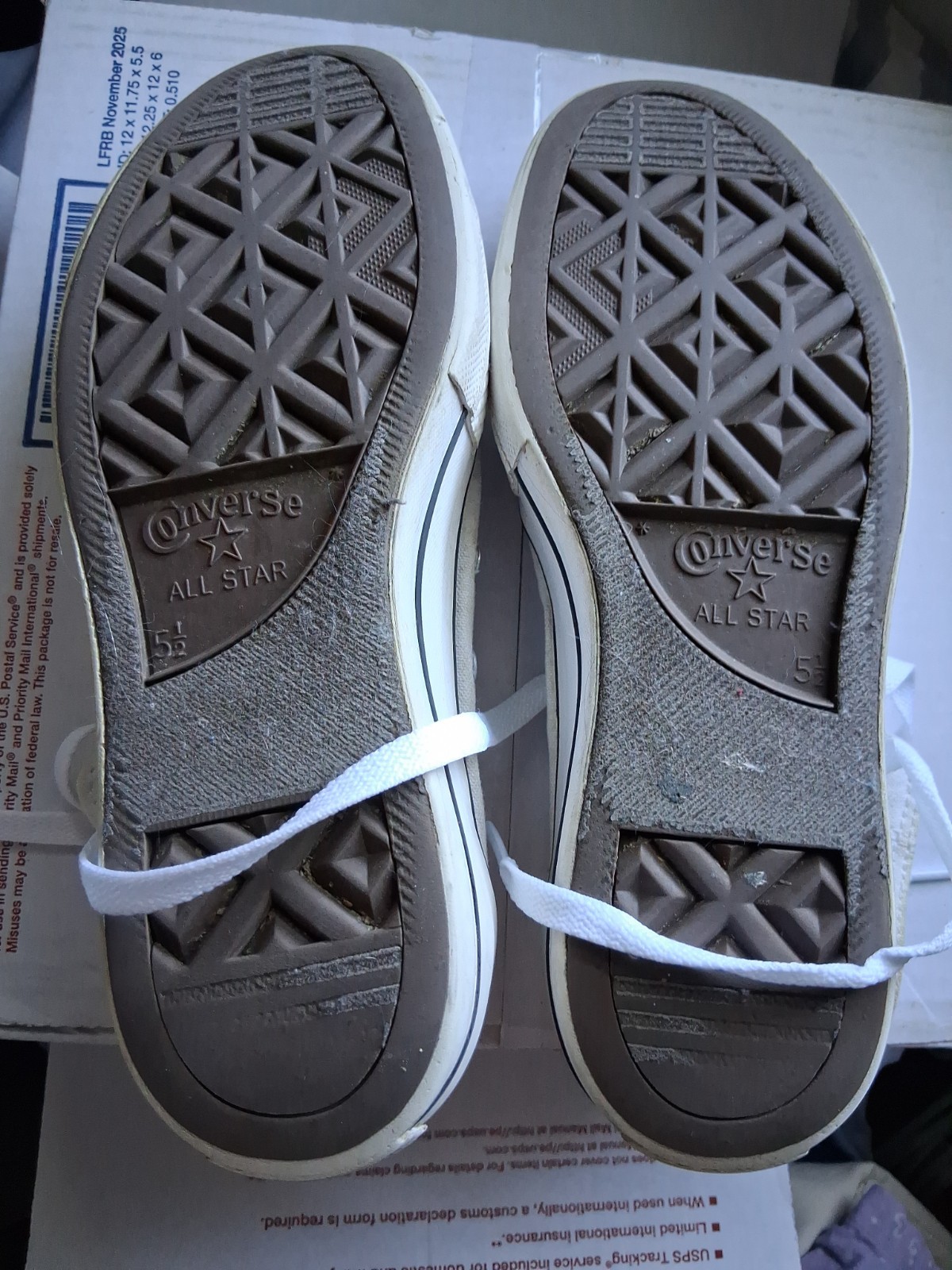 Converse All Star High Tops Platform White Size 5 1/2 Women’s Sneakers