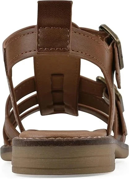 White Mountain Women Mayday Brown Gladiator Sandals Size 8.5M New