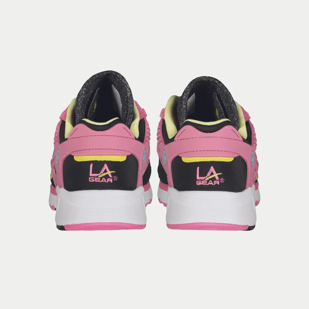 LA Gear Womens Catapult – 2022 Genuine Leather Lighted Tongue Low Top