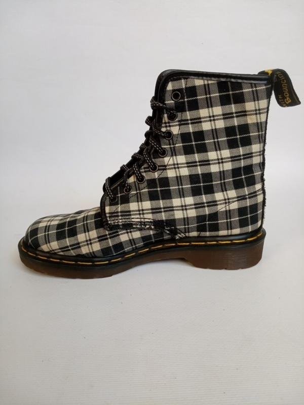 women dr martens boots grey textile 39.5