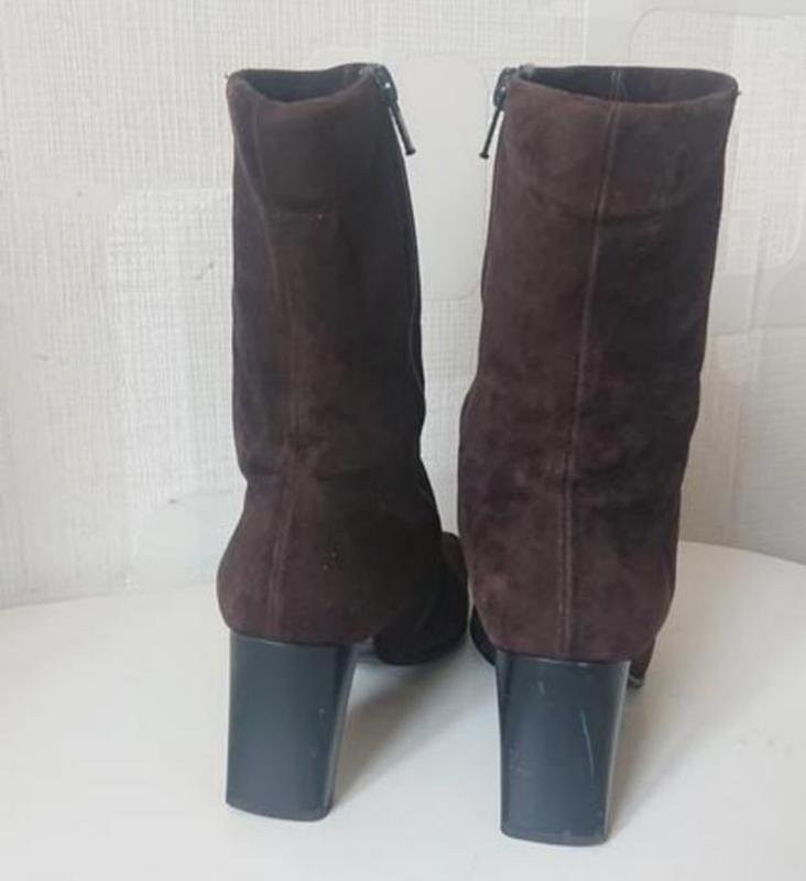 women peter kaiser boots brown suede 37.5