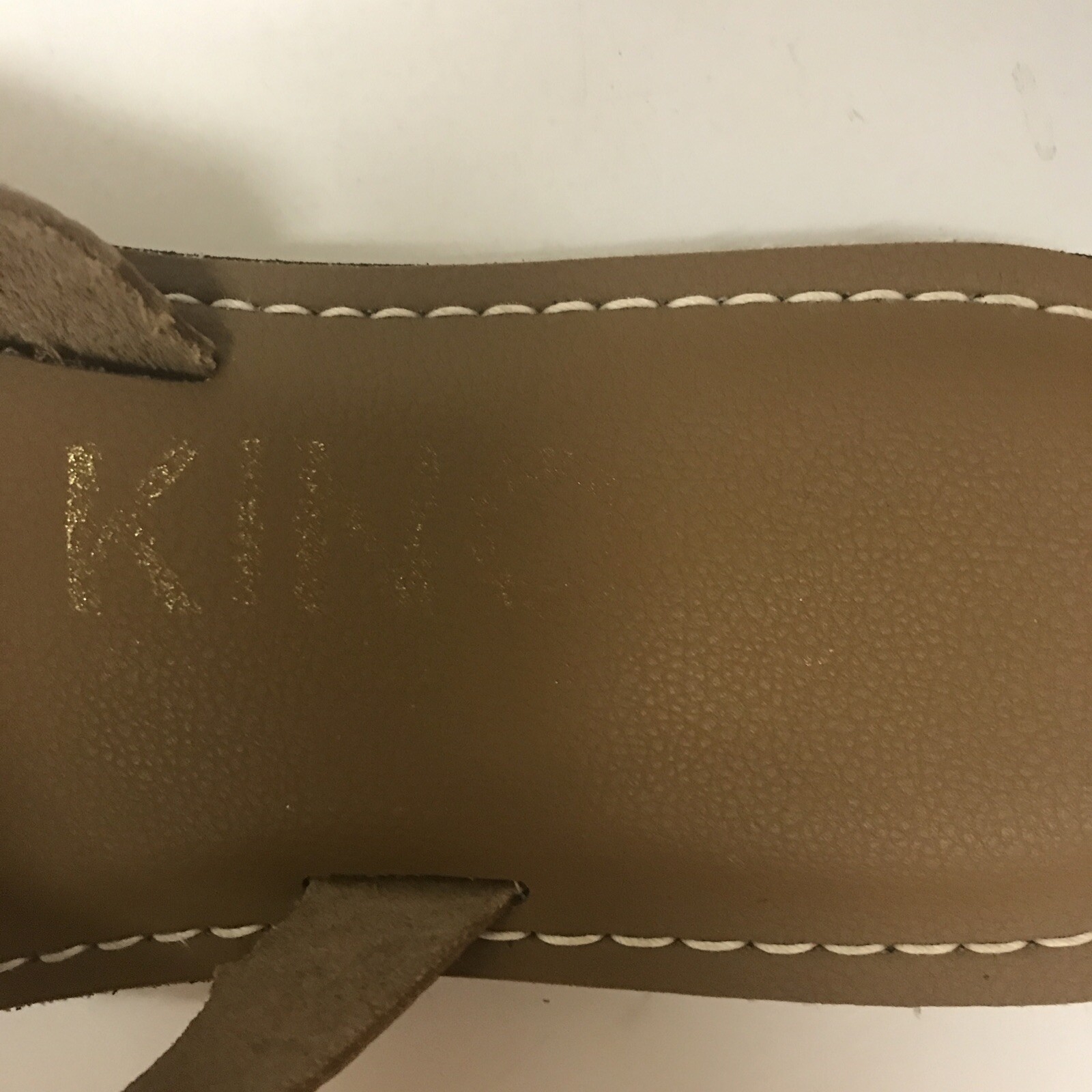 Woman’s Kino Ana Leather Sandals Size 8.5-9 Tan Handmade in United States
