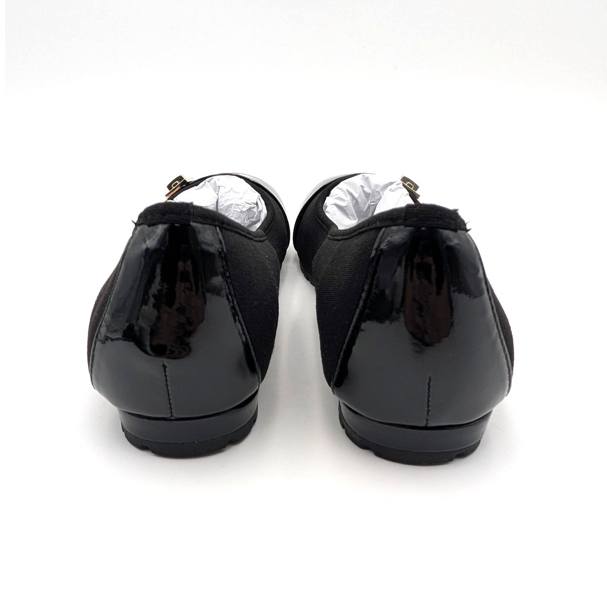Anne Klein Gyllen Slip-On Flat Shoes Round Toe Women’s Black Size US7.5M EU38
