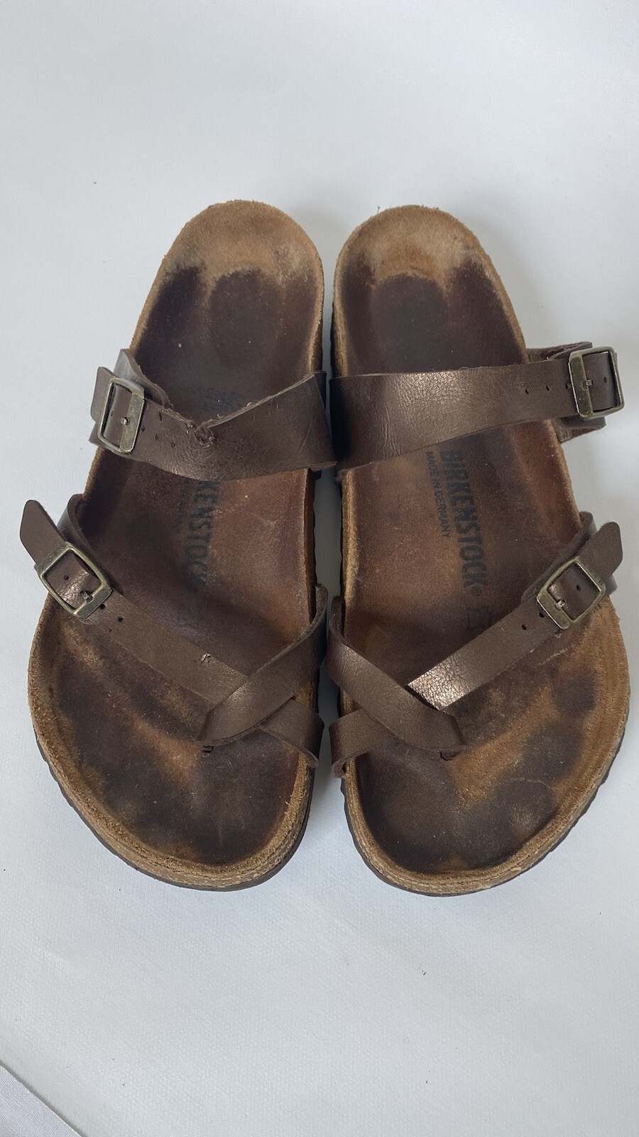 Birkenstock R71061 Mayari Women’s Sandal Size 9 Brown Sandals Flat Footbed