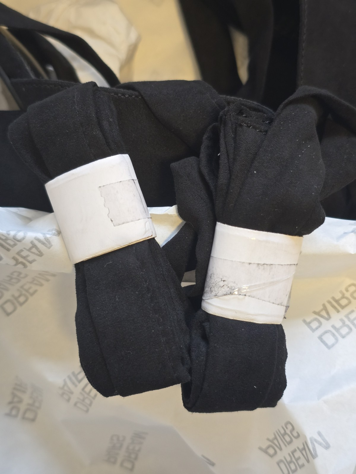 Dream Pairs Chunky Block Platform Black Heels 7.5