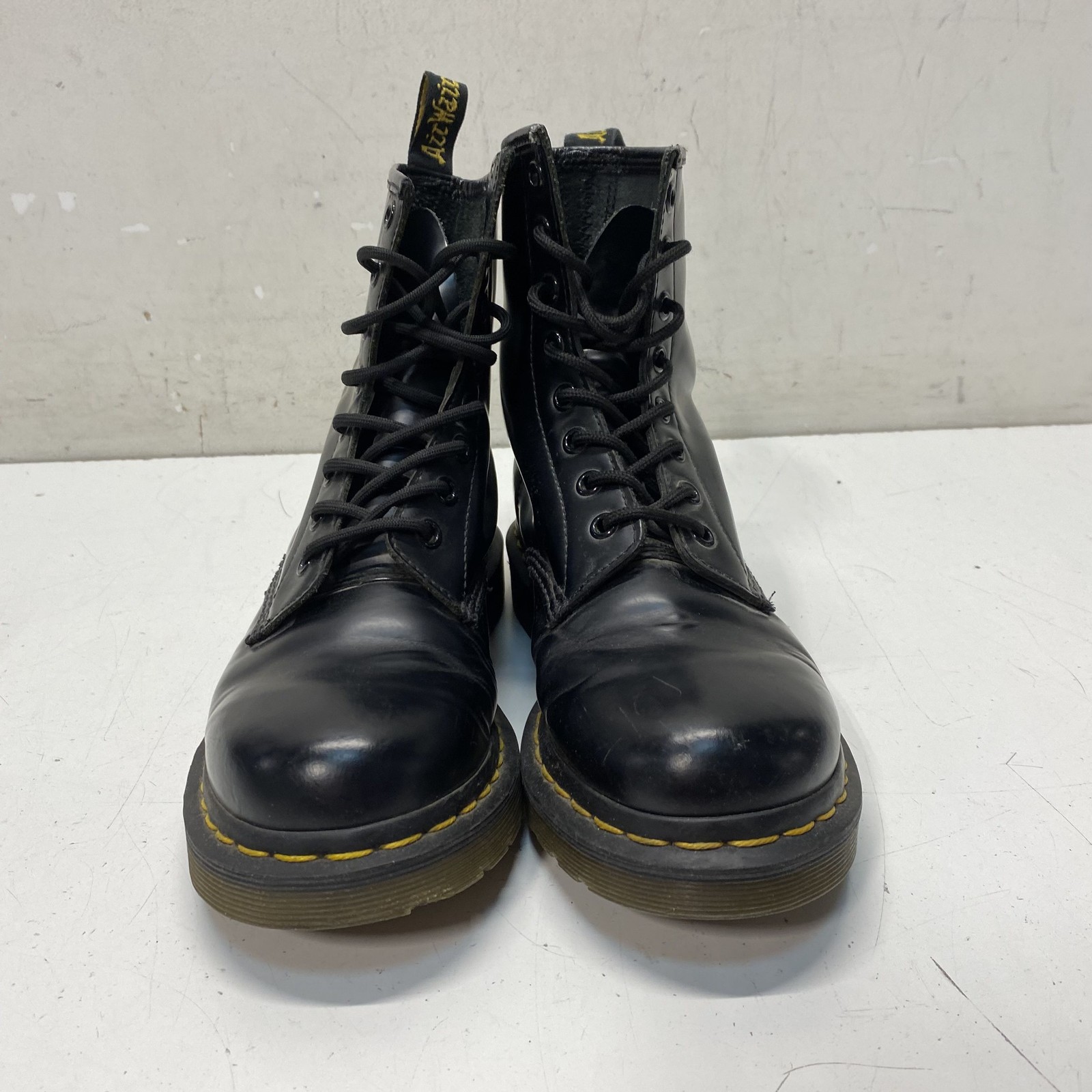Dr. Martens 1460 Black Smooth Leather 8-Eye Boots Women’s Size 7