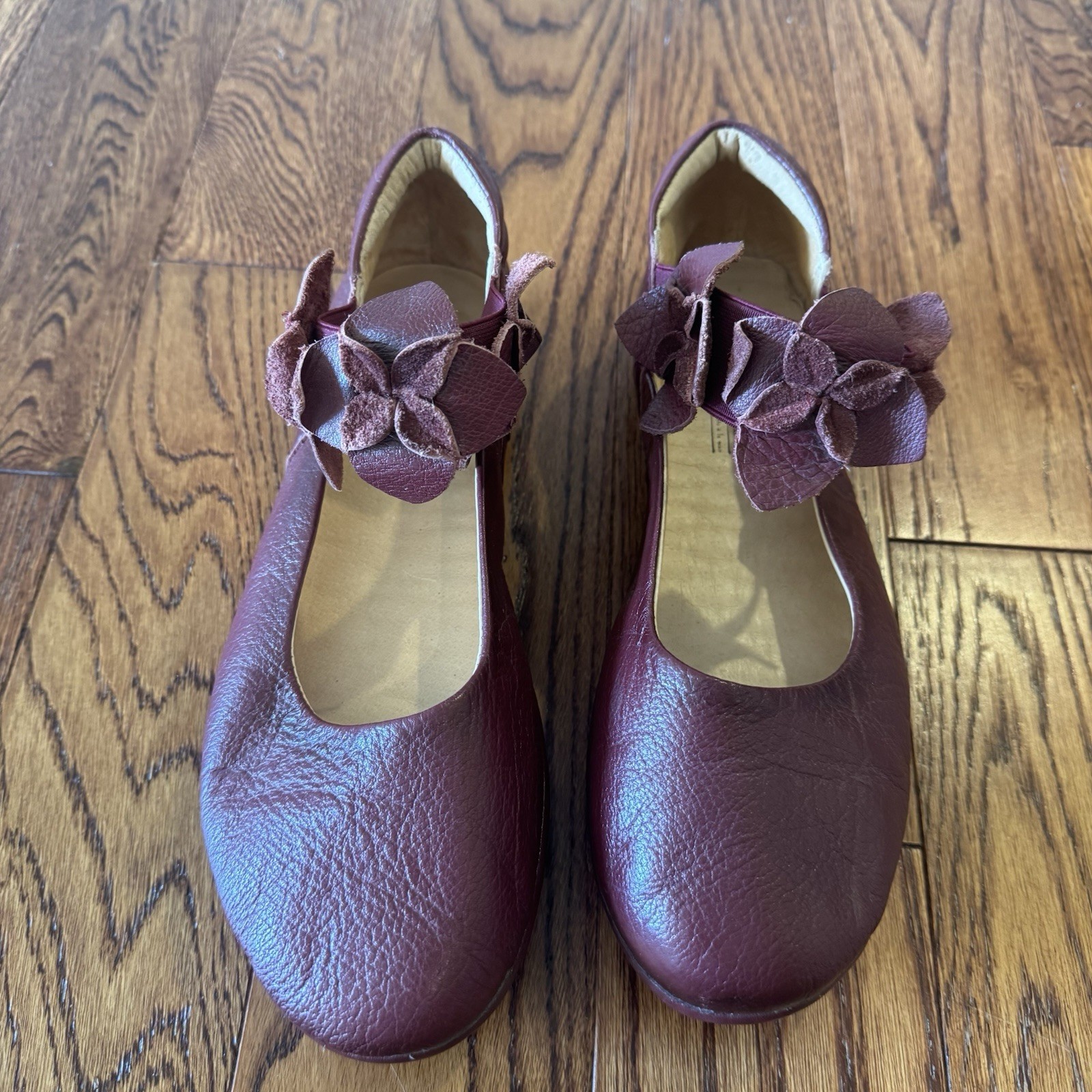 Spring Step L’Artiste Talulla 39 Women’s Shoes 8.5 Burgundy Floral Ballet Flats