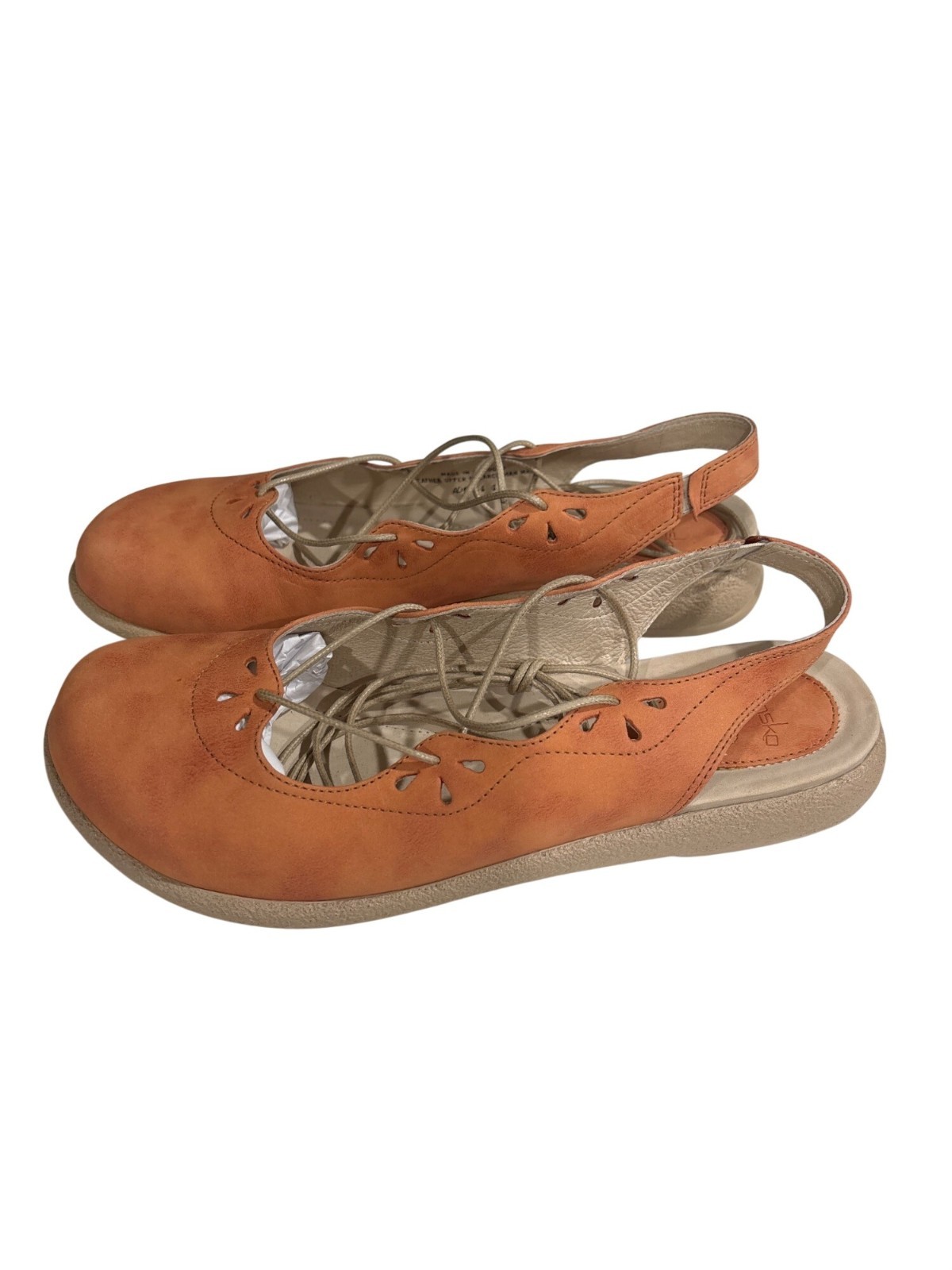 Dansko Gretel Leather Lace Up Sandal Flat Women’s EU 41 US 10-10.5 NWOB