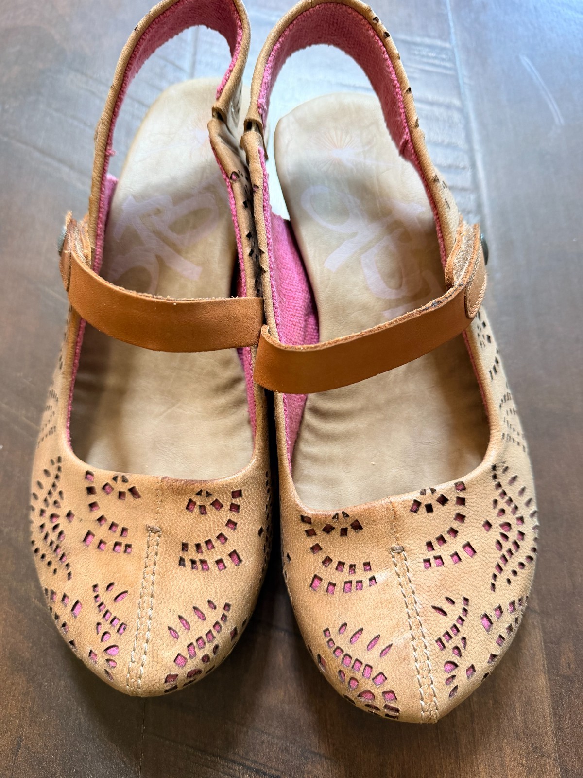 OTBT Springfield Mary Jane Brown Women’s 8.5 M Clog Shoes Comfort