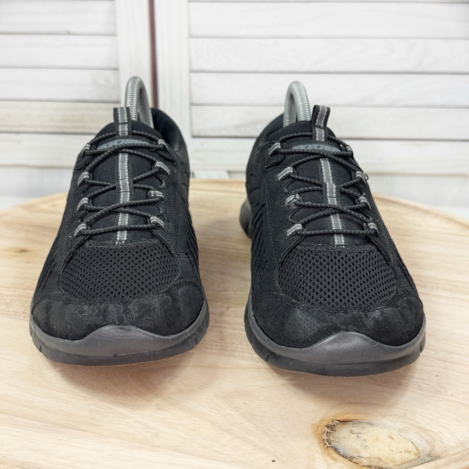 Skechers Gratis In Motion Slip On Sneakers Black Womens 11 Casual Workwear