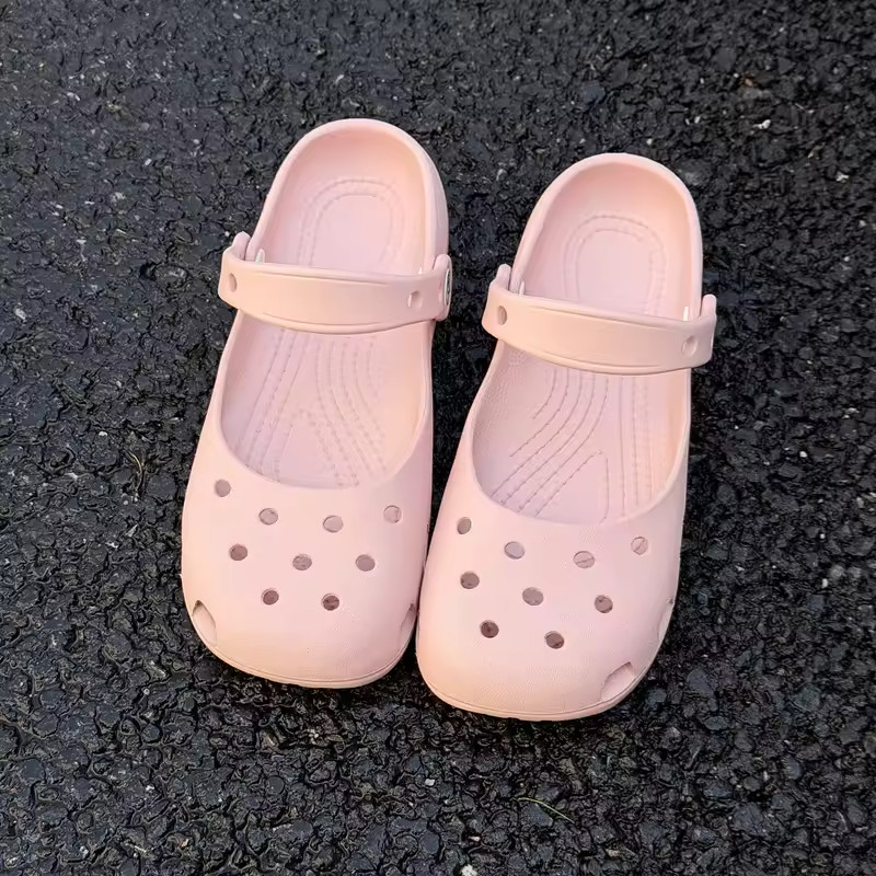 NEW 2026 Womens Crocs Classic Leopard Print Ballet Flat Clog-Choose Color