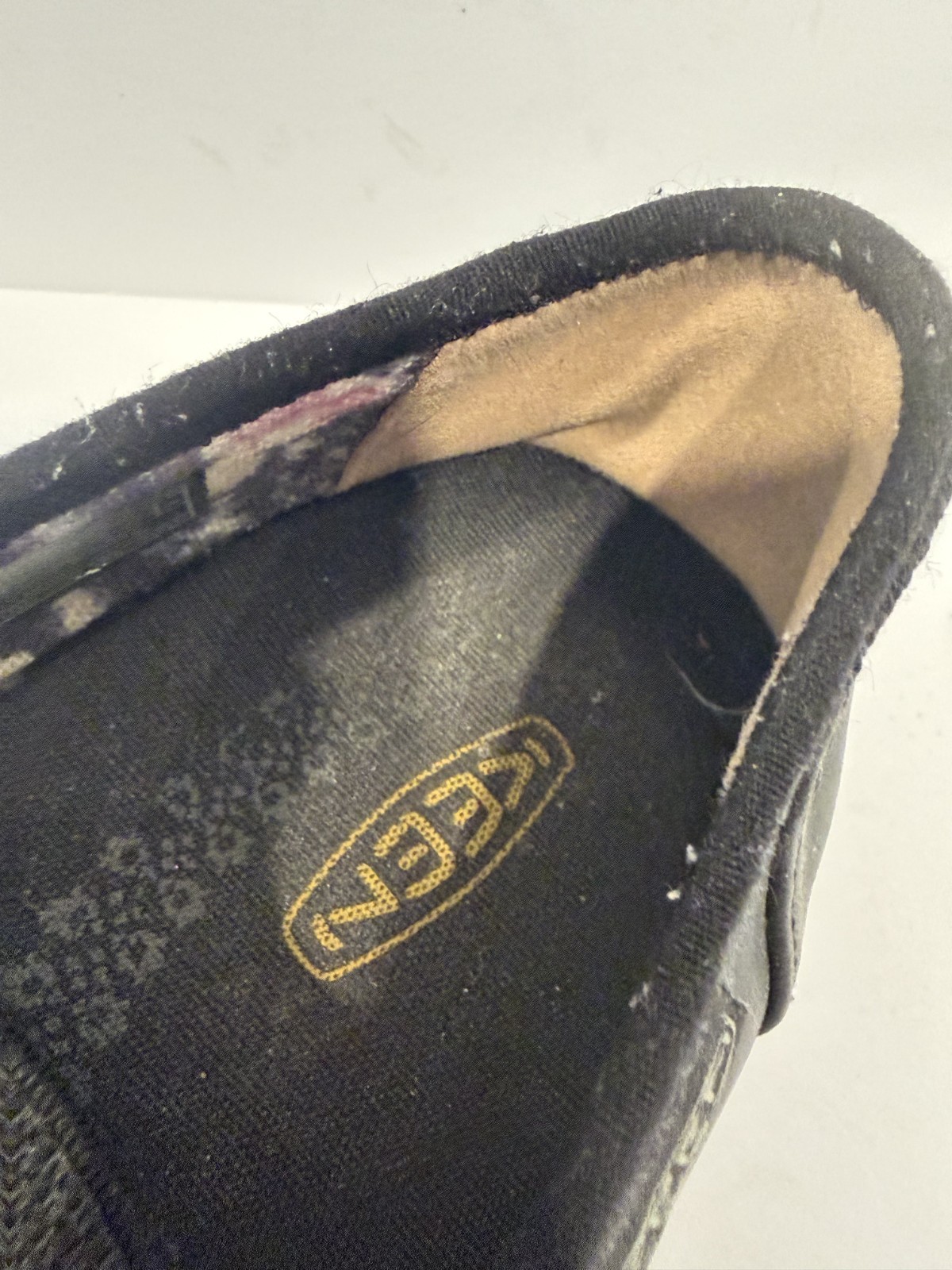 Keen Sienna Canvas Brown Gray Mary Jane Flats Womens Sz 10 Comfort Arch