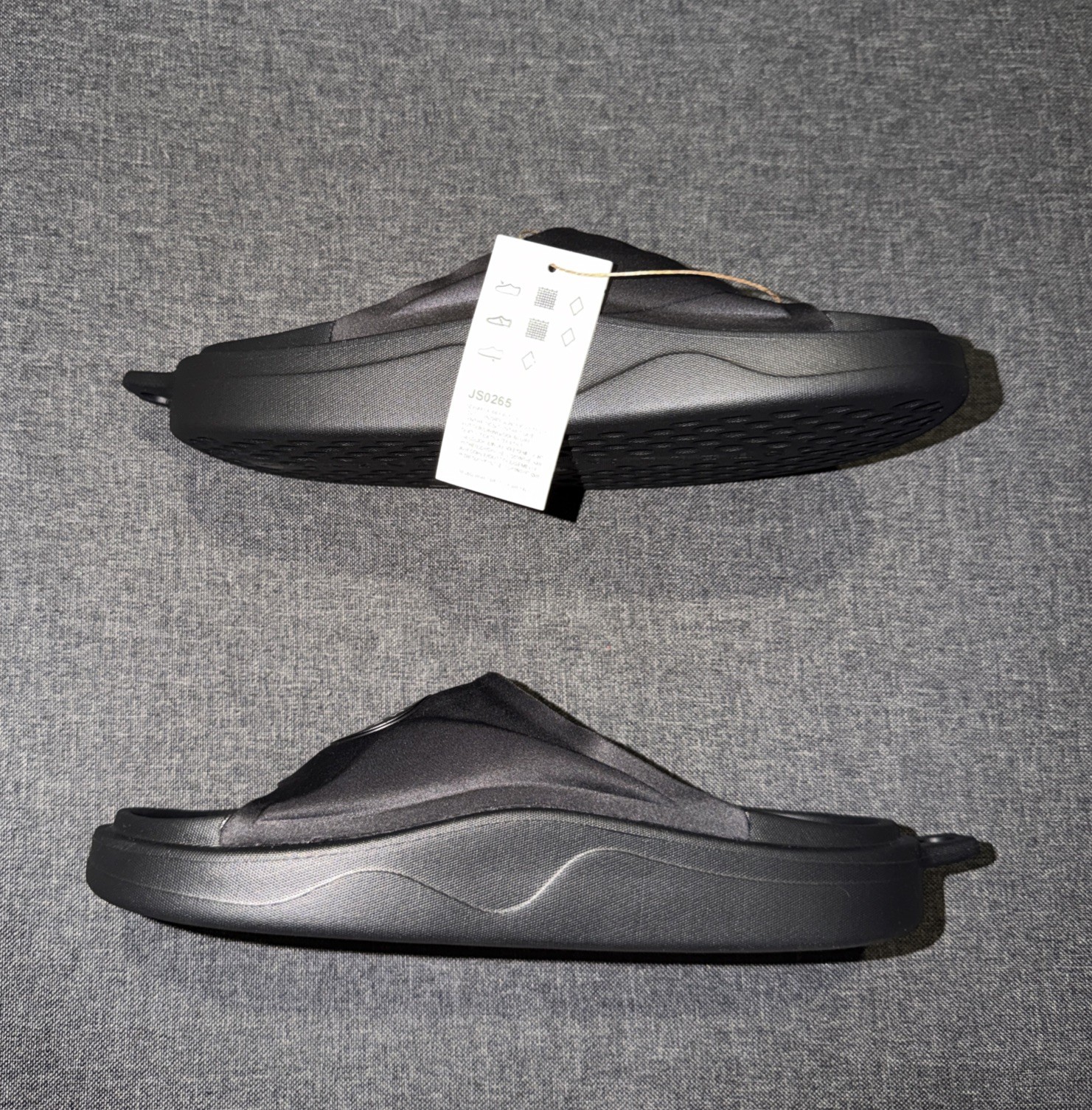 NWT Adidas X Stella McCartney Unisex Slide Black With Logo JS0265 US Size 7