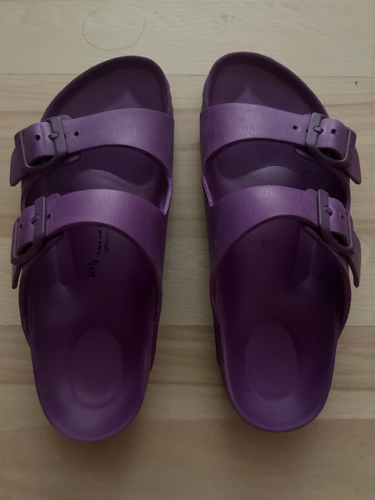 Birkenstock Arizona Eva Women’s Sandals-Purple-EU 36/US 5-5.5. Water friendly