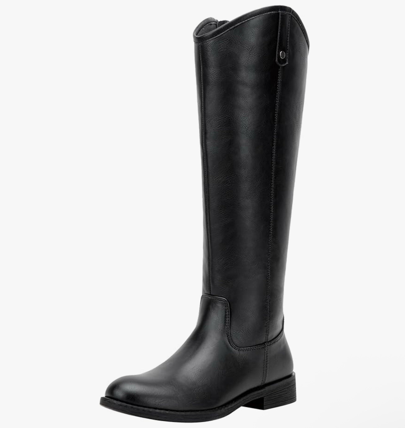 Vepose New York Knee High Boots Womens Size 9 Black Side Zip Shoes Equestrian