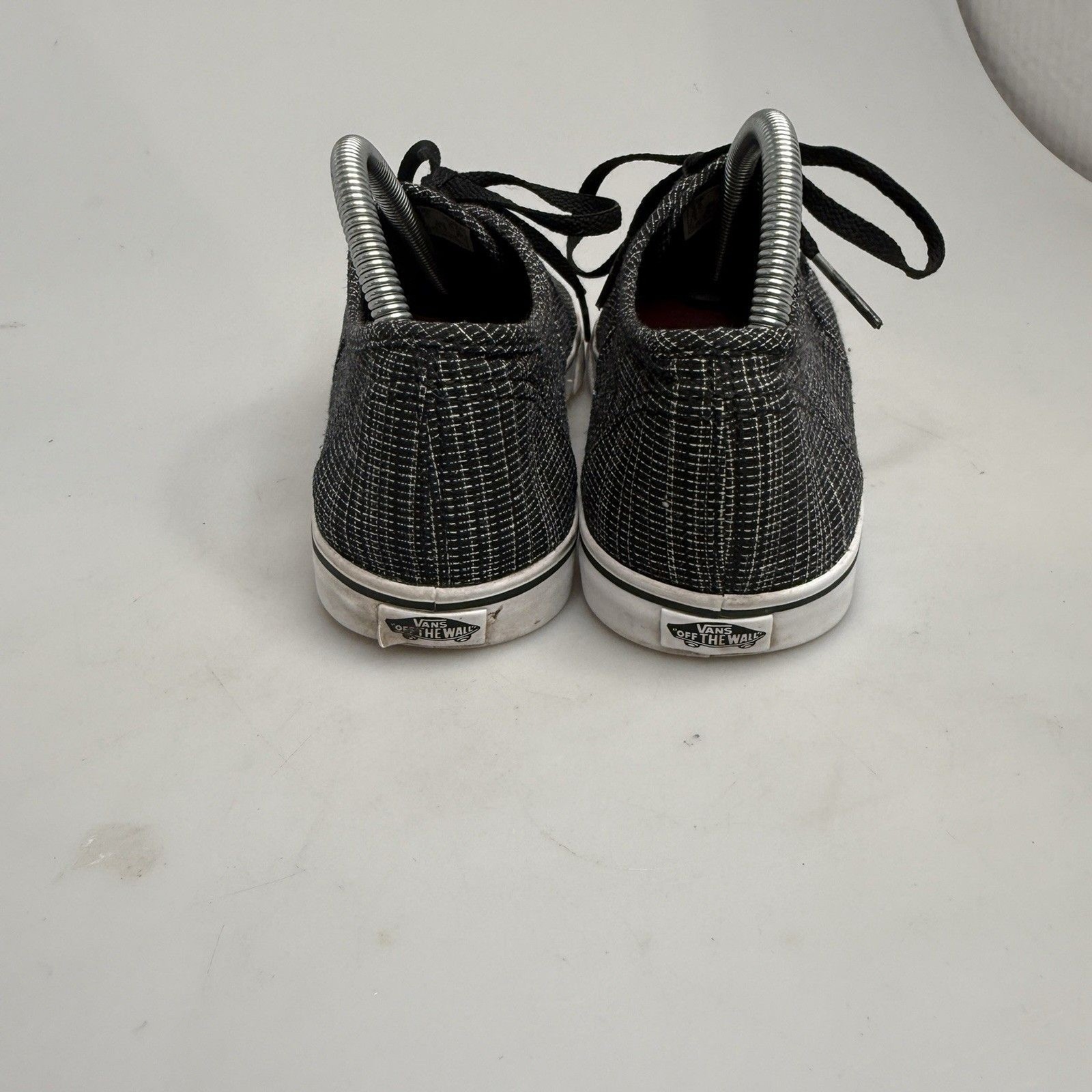 Vans Classic Knit Skate Sneakers Black Women’s 5 Men’s 3.5 Low Top Shoes EU 34.5