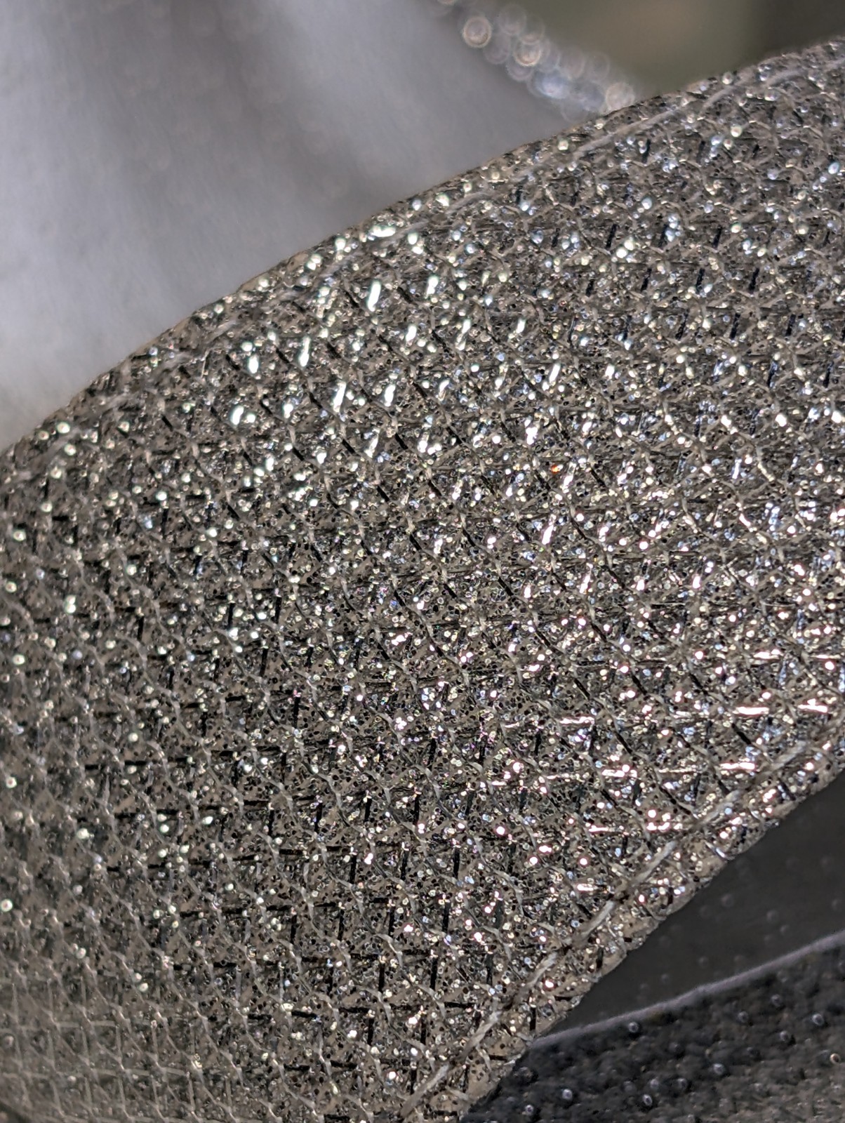 Dream Pairs Very Sparkly Silver 3″ High Heel Sandals Size 9.5 Heels 3.25″ Wide