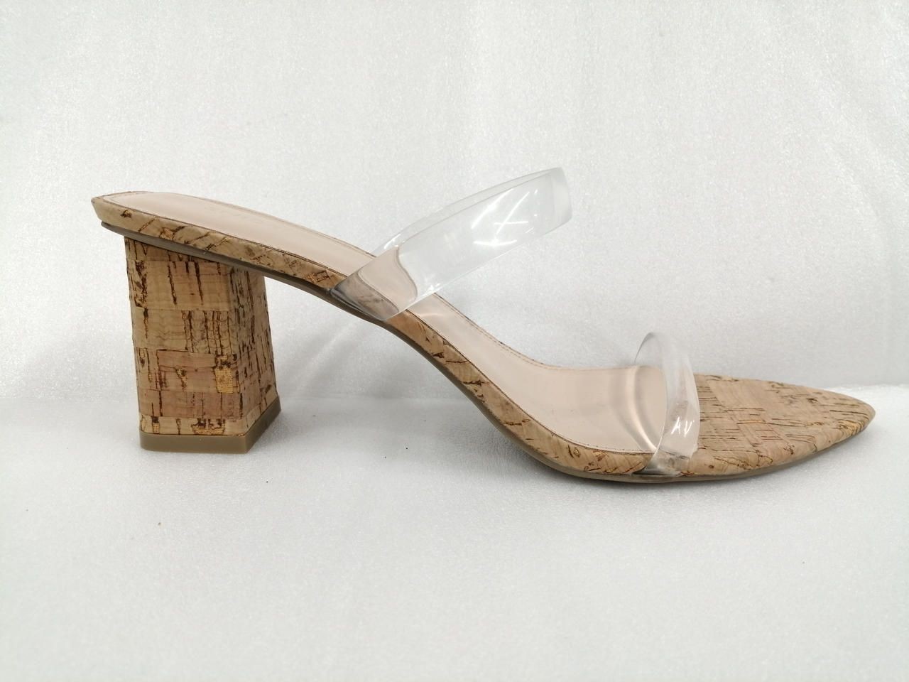 SNIDEL Clear Strap Cork Sandals L Varier Mules Used