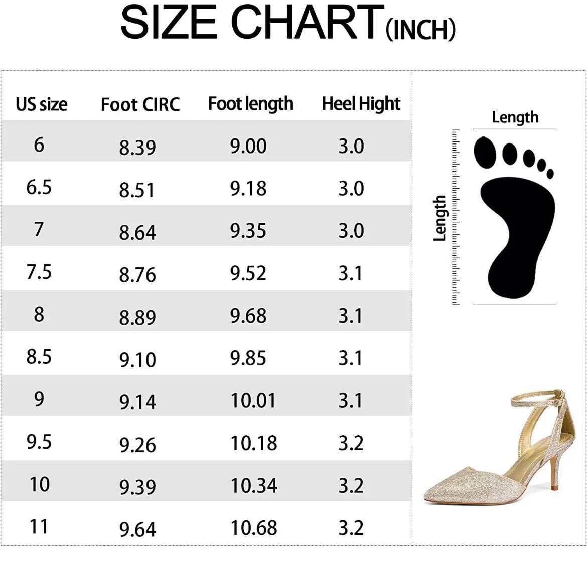 mysoft Women’s Pumps Shoes Pointed Toe Low Heels Stiletto Ankle Strap Closed…