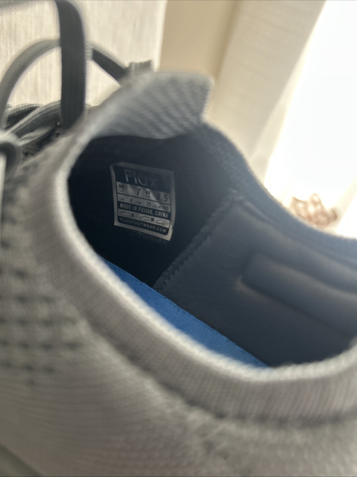 Flux Womens Size 8 1/2 Men’s 7 Grey Shoes