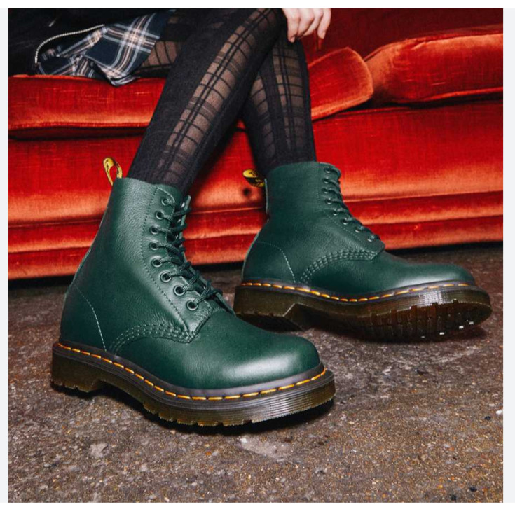 Dr. Martens SINCLAIR MYSTIC FLORAL LEATHER PLATFORM BOOTS MSRP$240 UniqueDetails