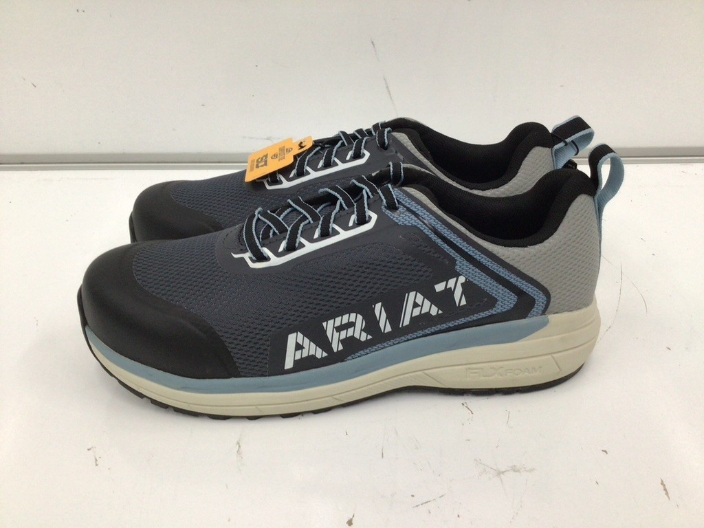 ARIAT Athletic Shoe: Women’s,Size 9 1/2, C,Gray/Light Blue,Composite Toe10044427