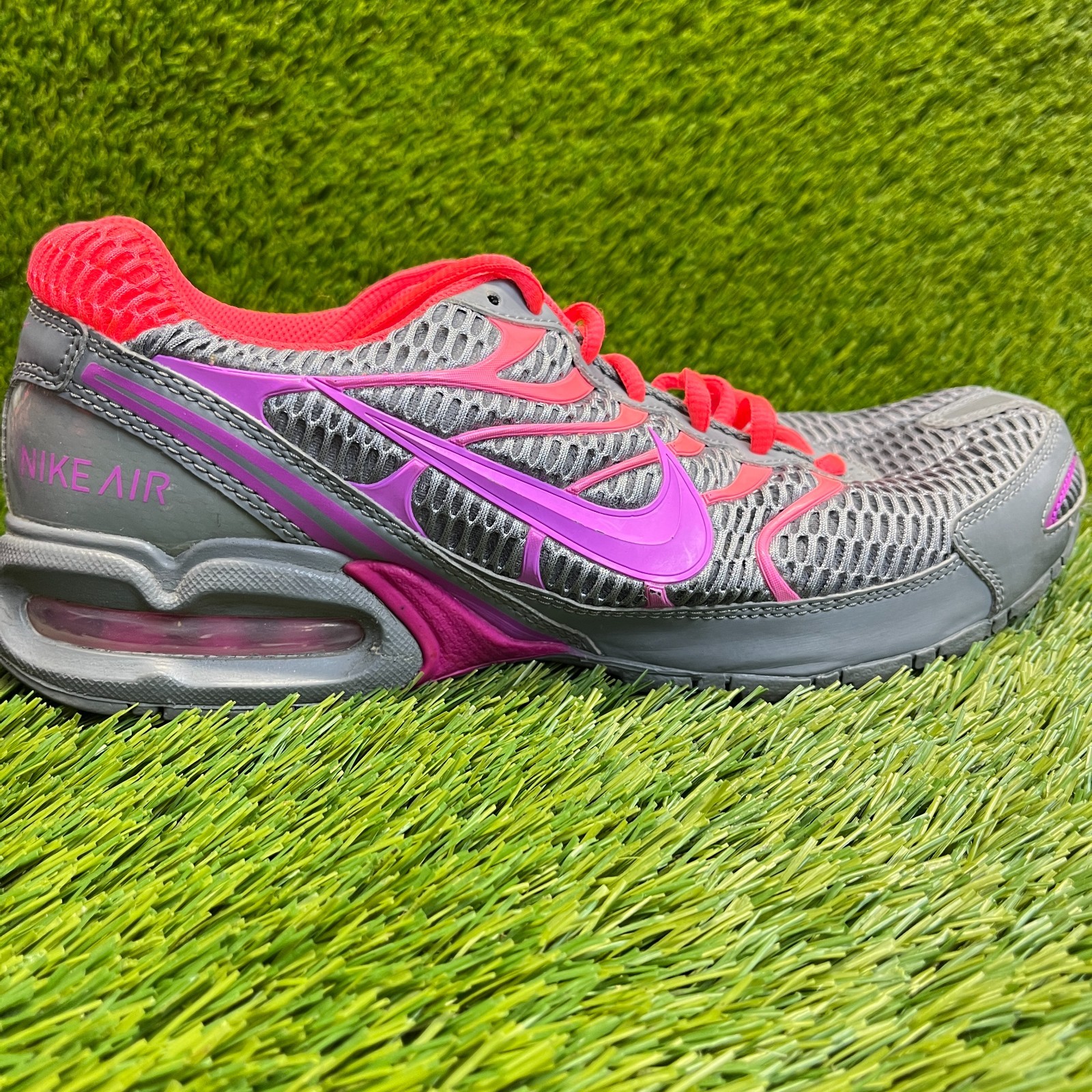 Nike Air Max Torch 4 Womens Size 11 Gray Purple Athletic Running Shoes Sneakers