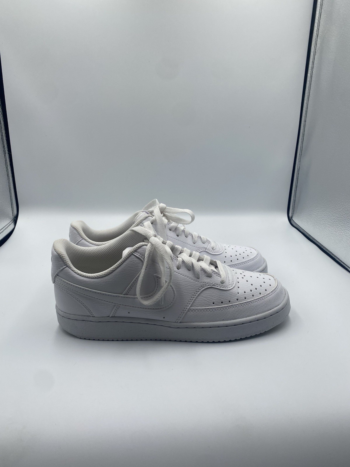 Nike Court Vision Lo NN White Lace-Up Ladies Size 9 Sneakers DH3158 100
