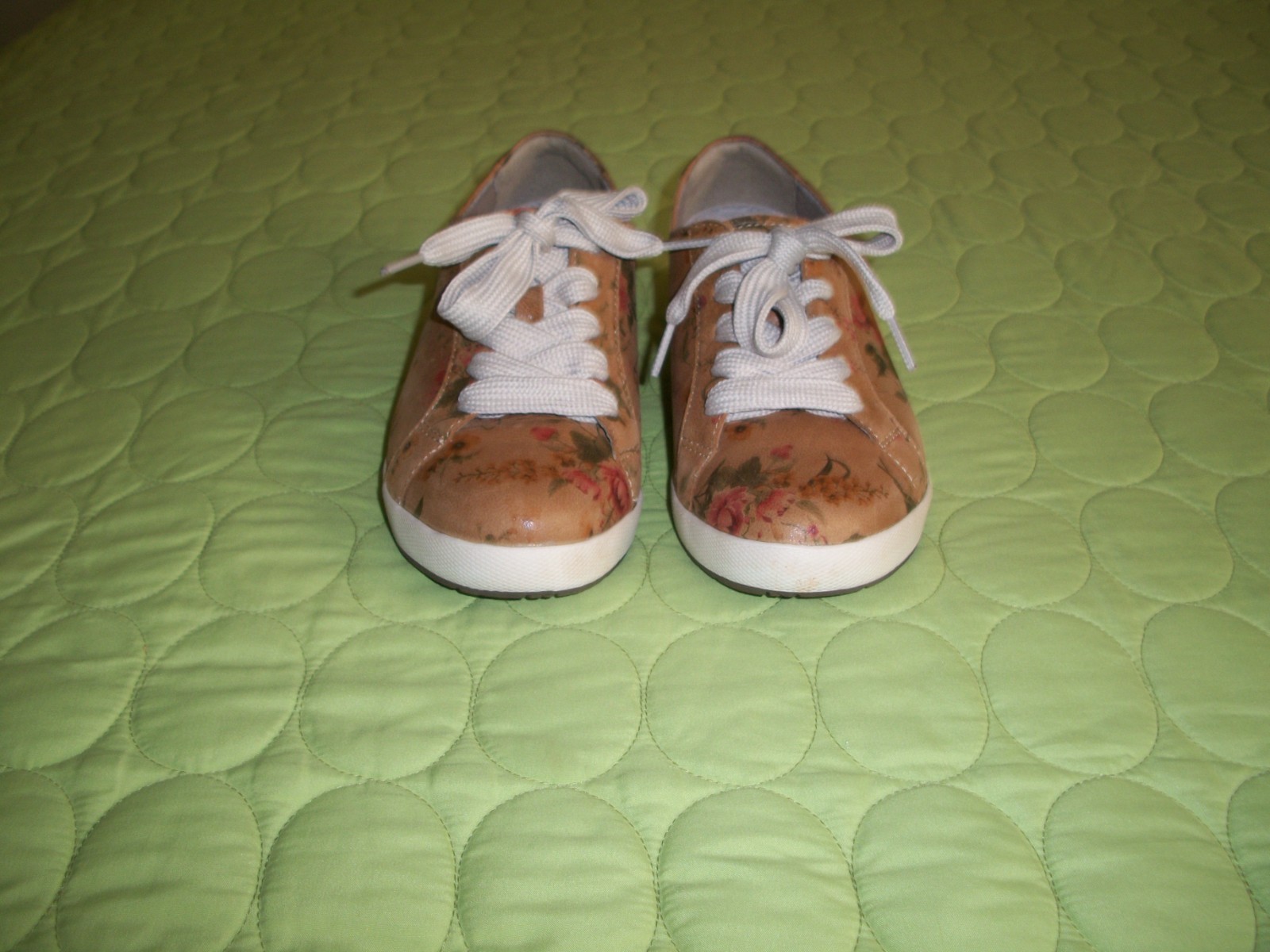 Dansko Flowered Leather Shoes