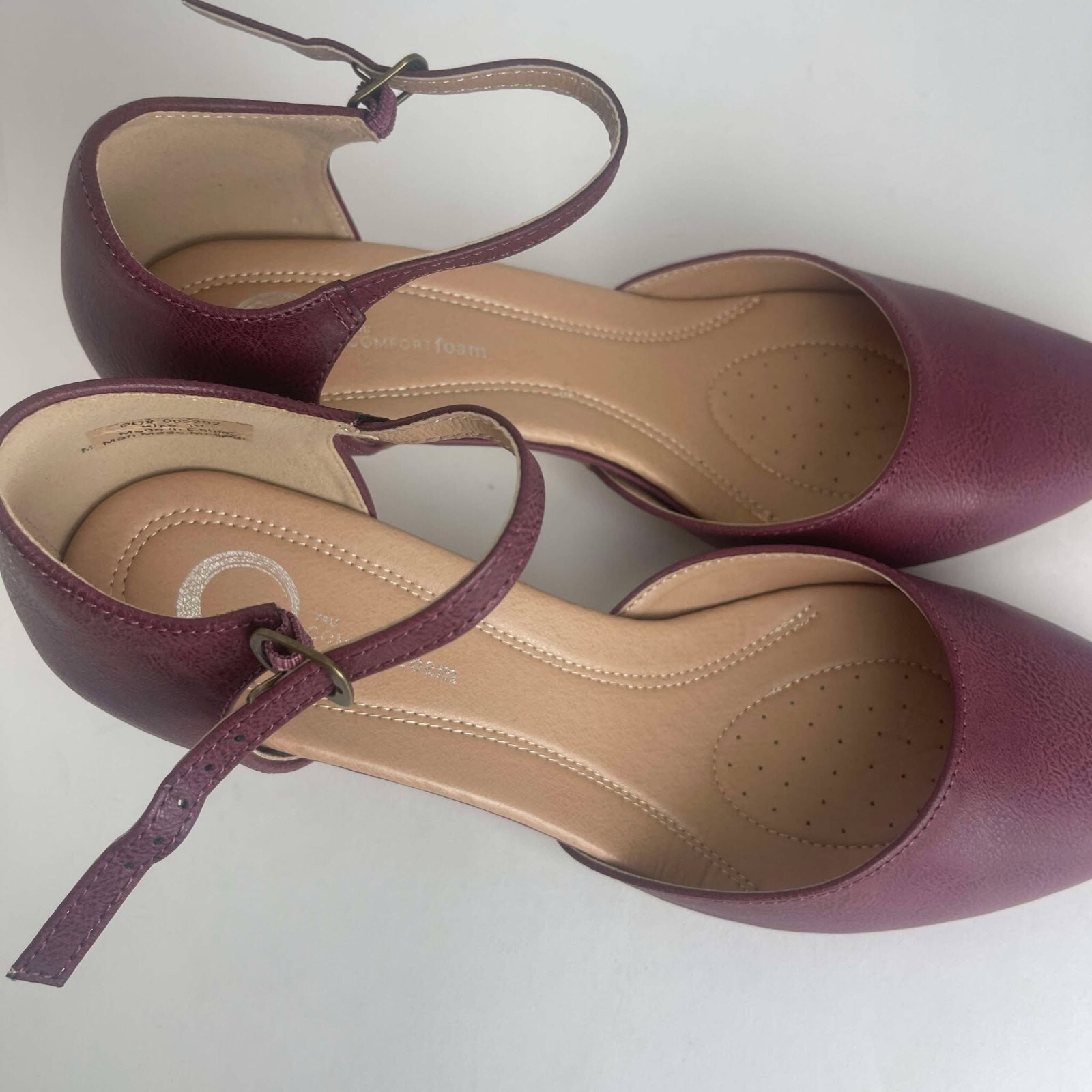 Journee Collection Womens Tru Comfort Foam Bettie Pump Wine Size 10 New No Box
